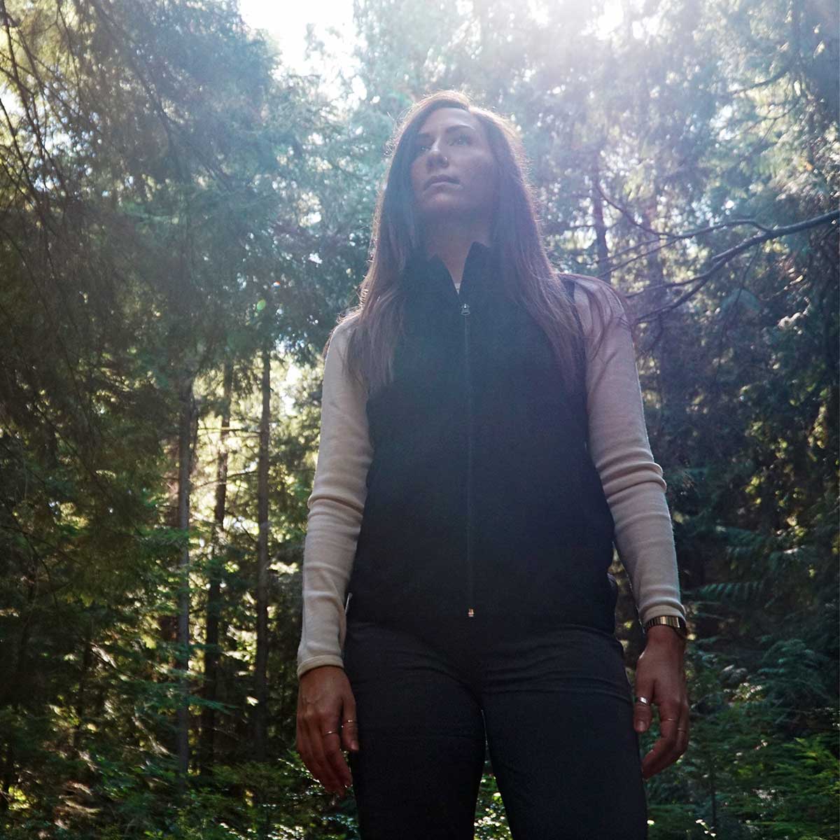 Heavyweight - Women's Wool Vest Wilderness - Concordia Style Boutique