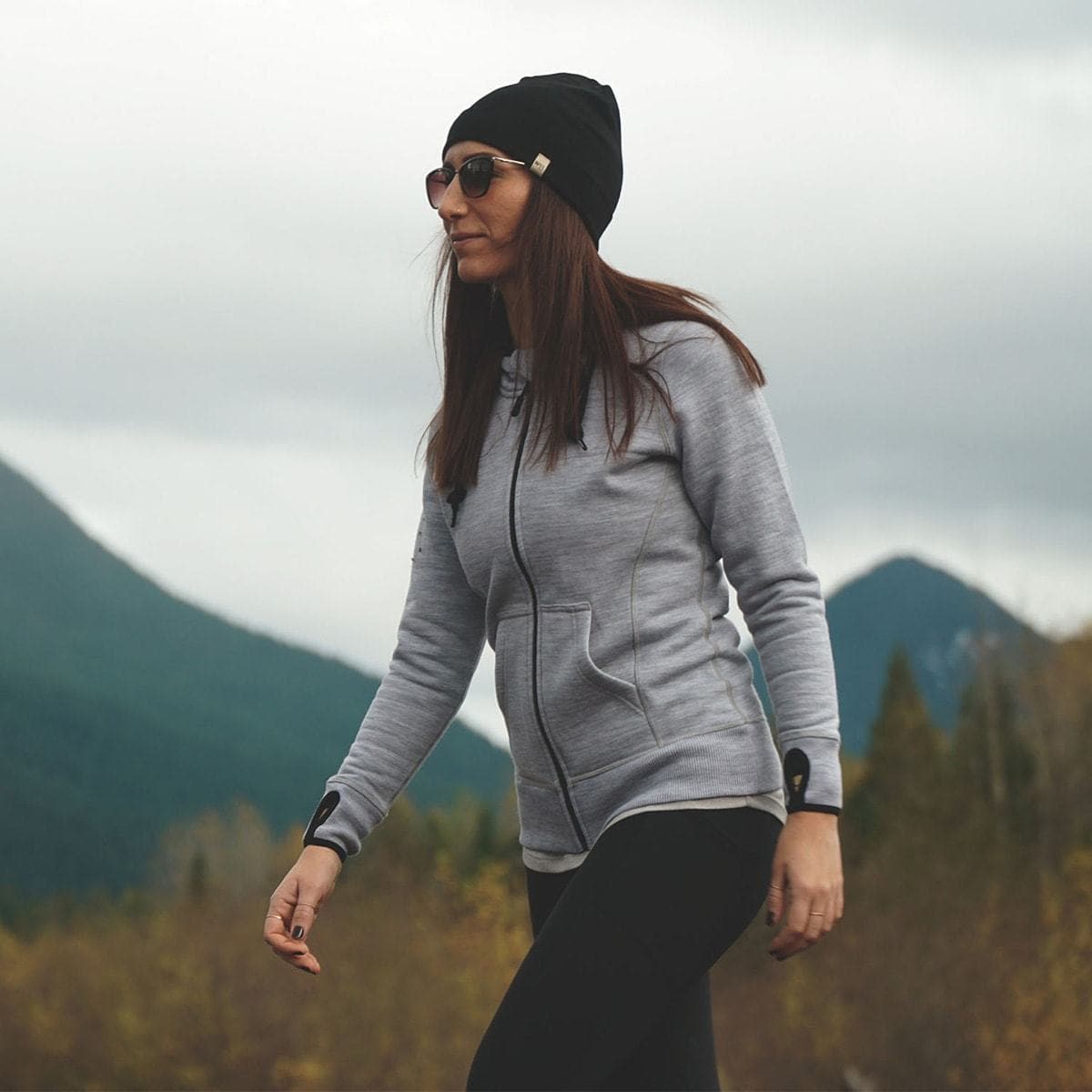 Heavyweight - Women's Brushed Wool Hoodie Kodiak Fleece - Concordia Style Boutique
