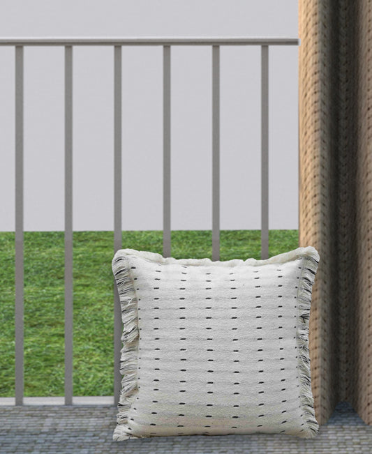 Layered Handwoven Super Soft Decorative Pillow, 20" x 20"