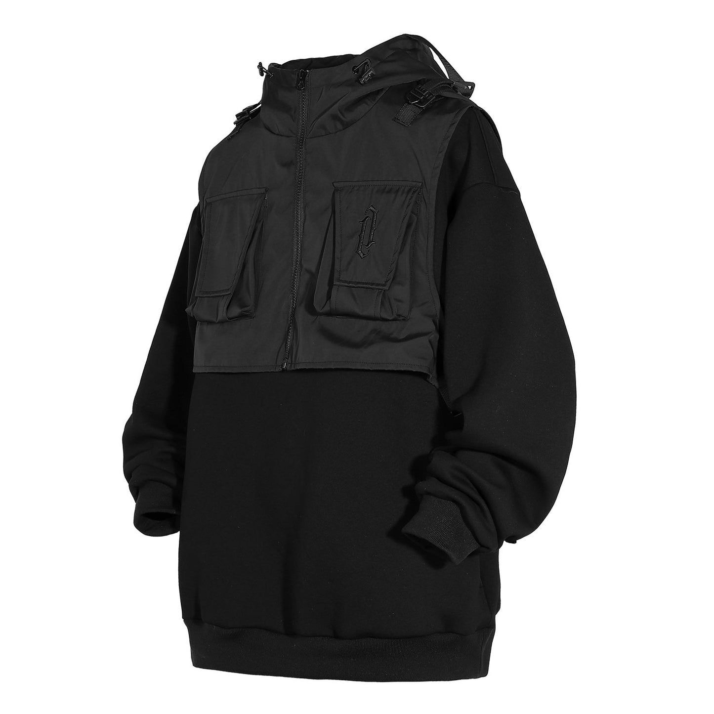 HiH34 Black Tech Guard Hoodie - Concordia Style Boutique