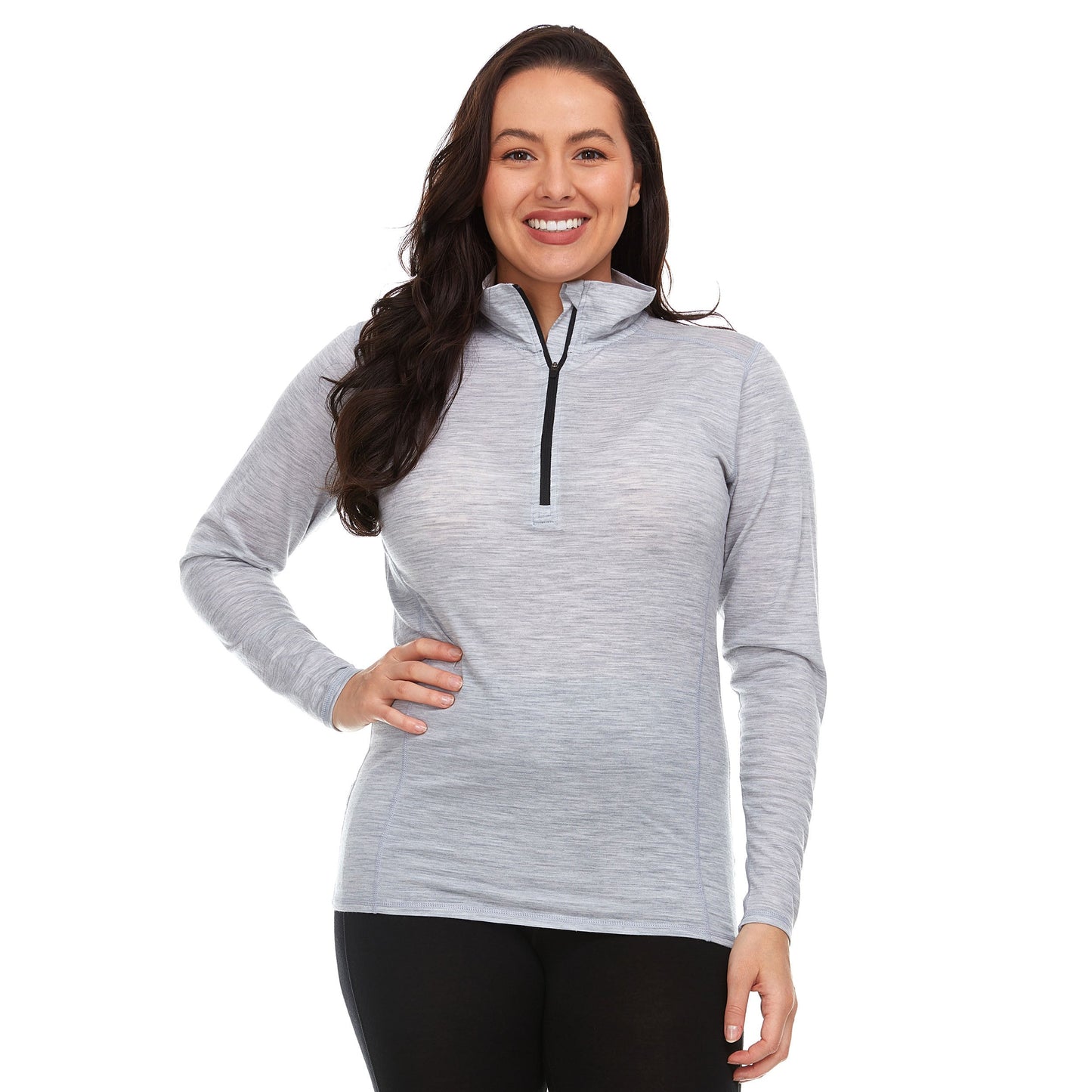 Microweight - Women's Wool 1/4 Zip Woolverino - Concordia Style Boutique