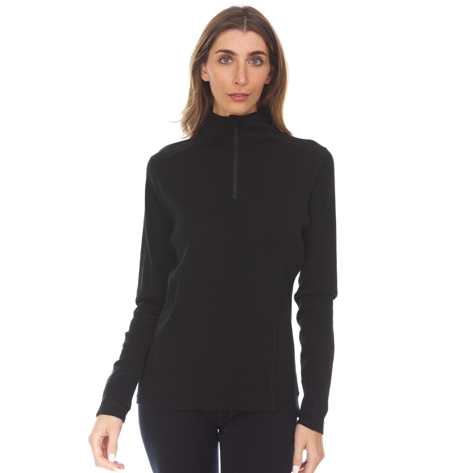 Midweight - Sequoia Women's 1/4 Zip 100% Merino Wool - Concordia Style Boutique