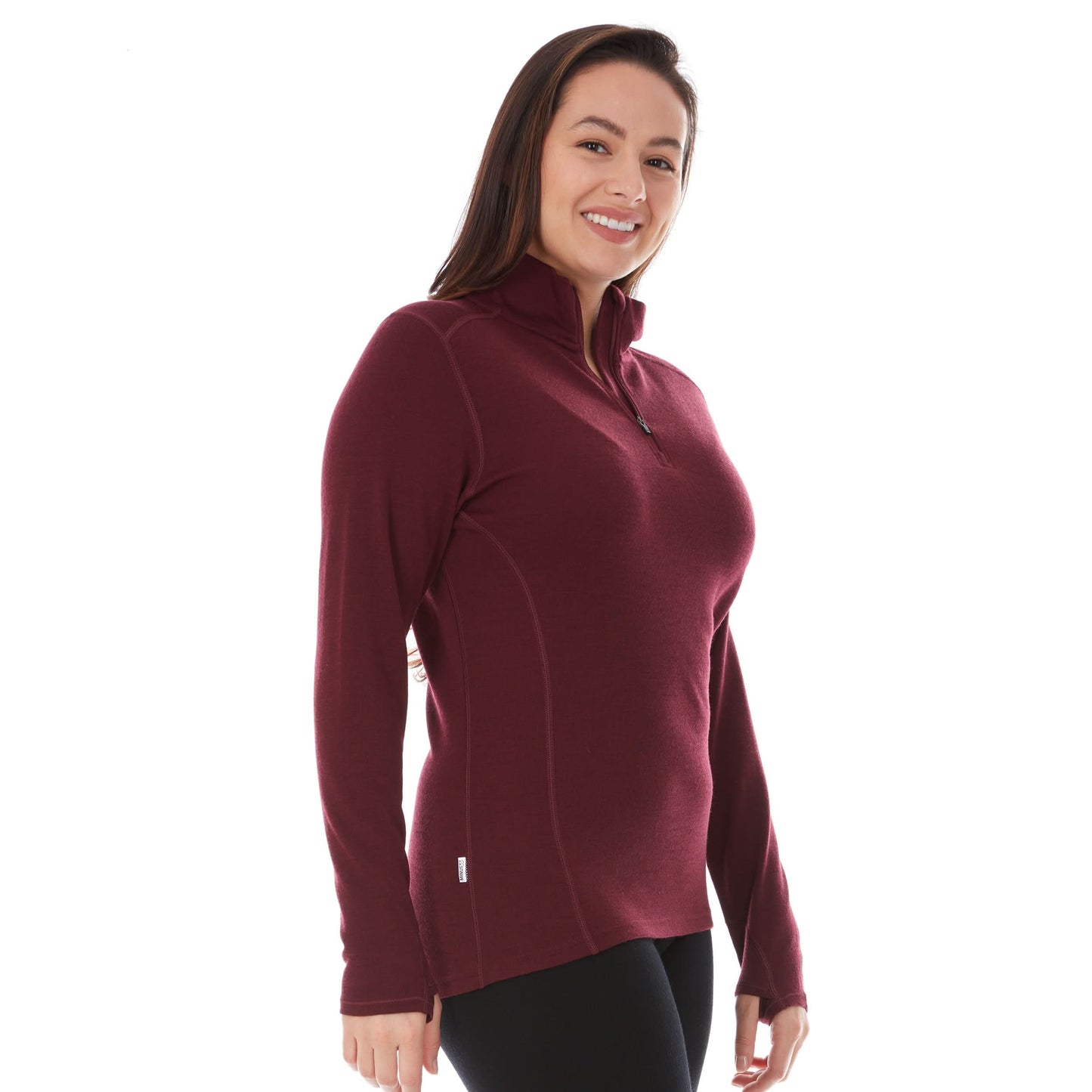 Midweight - Sequoia Women's 1/4 Zip 100% Merino Wool - Concordia Style Boutique