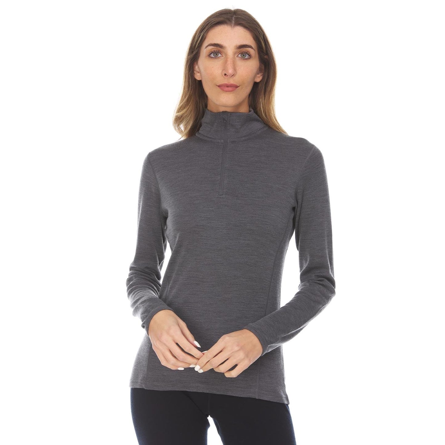Midweight - Sequoia Women's 1/4 Zip 100% Merino Wool - Concordia Style Boutique