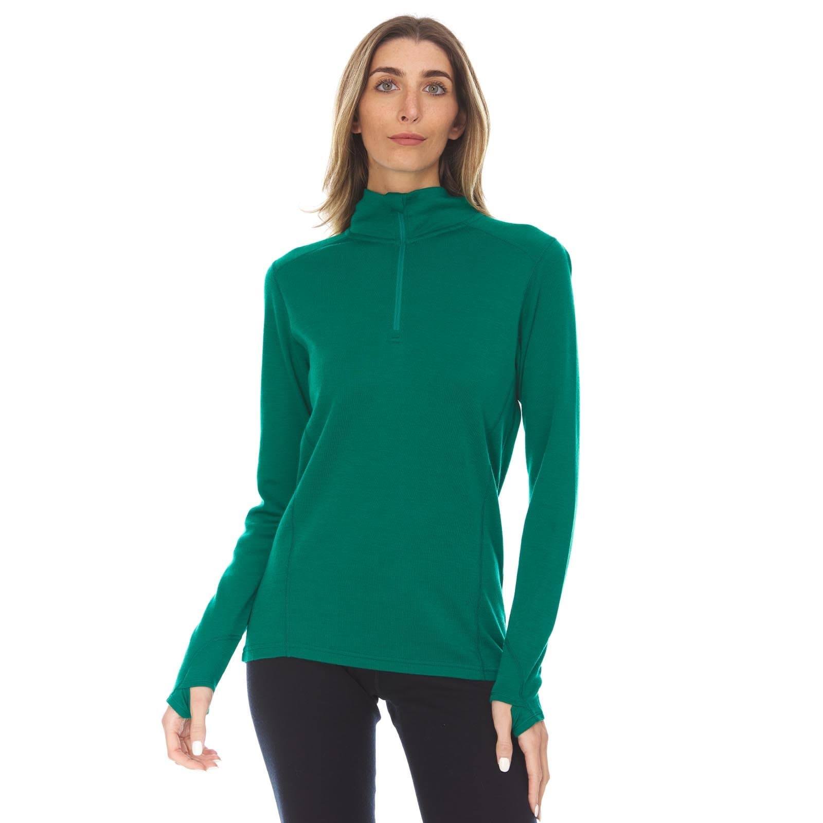 Midweight - Sequoia Women's 1/4 Zip 100% Merino Wool - Concordia Style Boutique