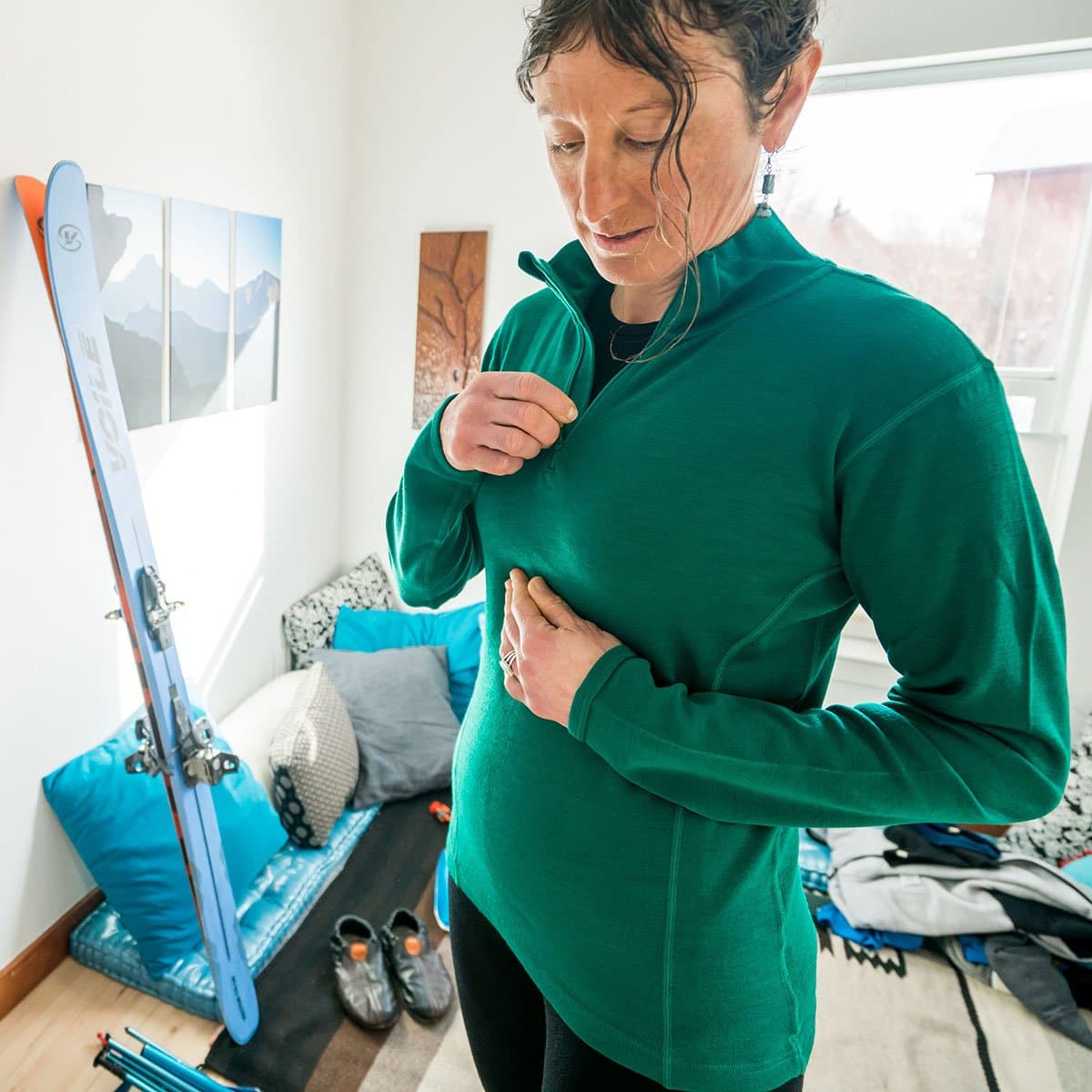 Midweight - Sequoia Women's 1/4 Zip 100% Merino Wool - Concordia Style Boutique