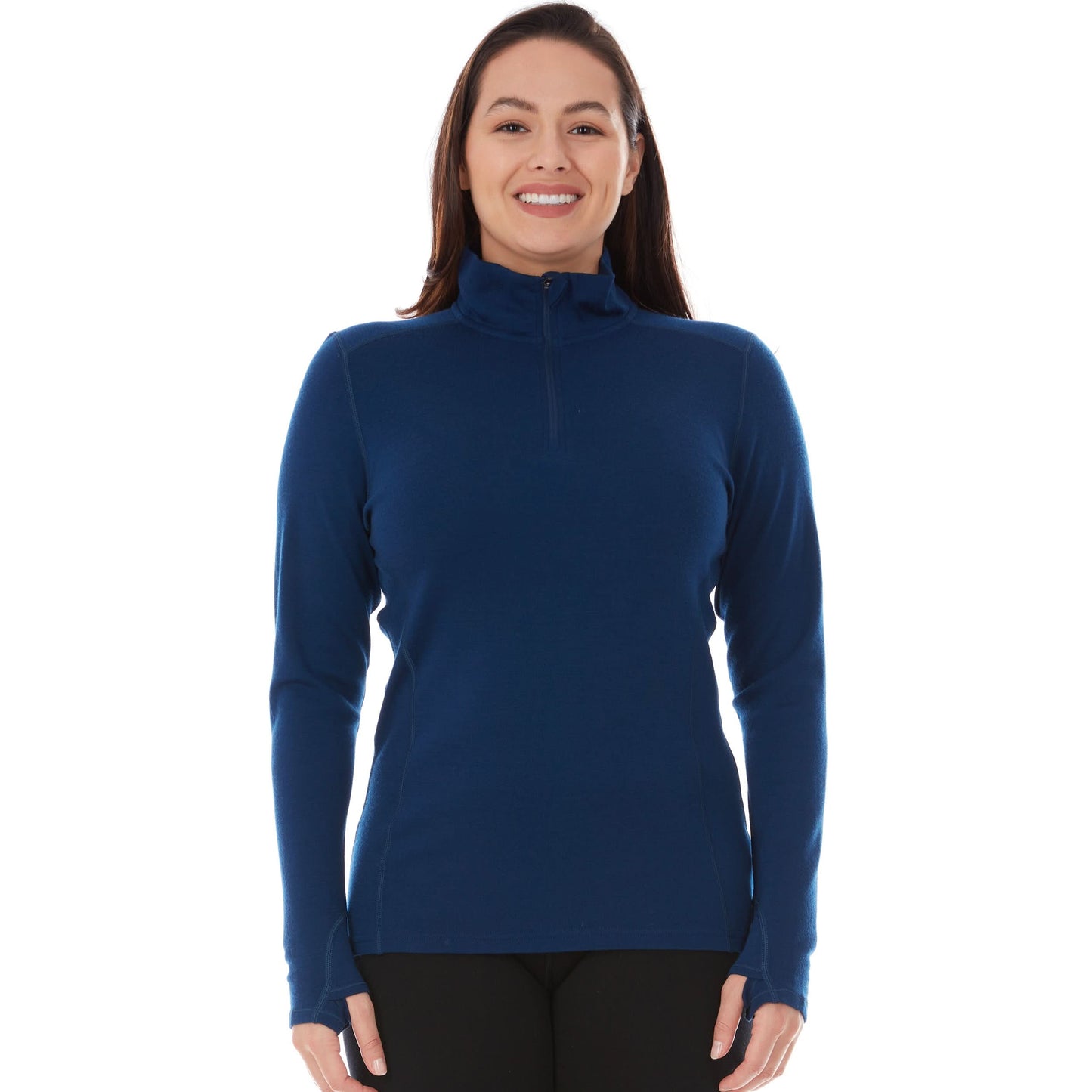 Midweight - Sequoia Women's 1/4 Zip 100% Merino Wool - Concordia Style Boutique