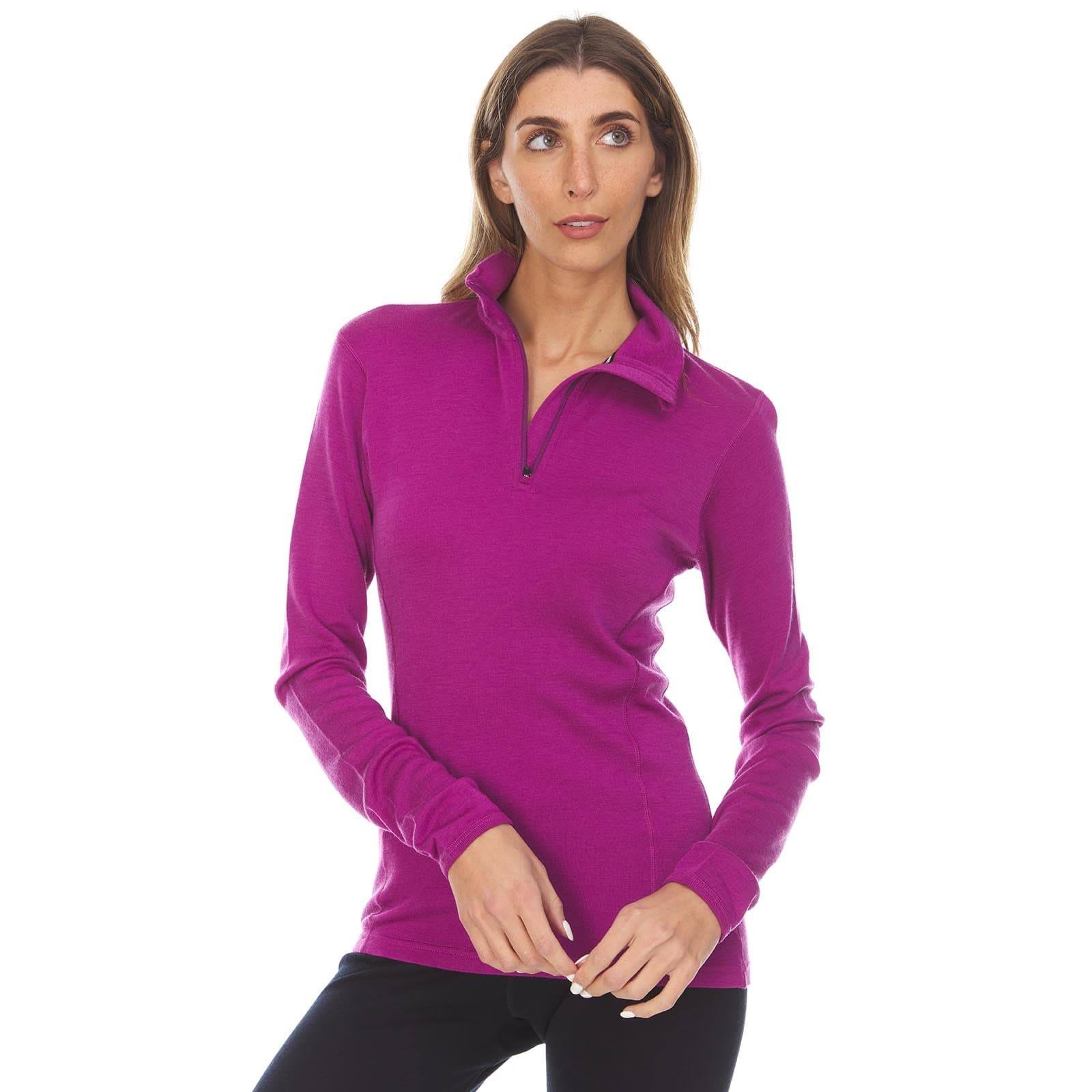 Midweight - Sequoia Women's 1/4 Zip 100% Merino Wool - Concordia Style Boutique