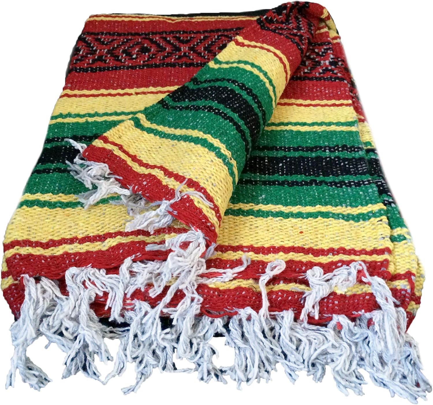 Rasta Mexican Falsa Yoga Blanket - Concordia Style Boutique