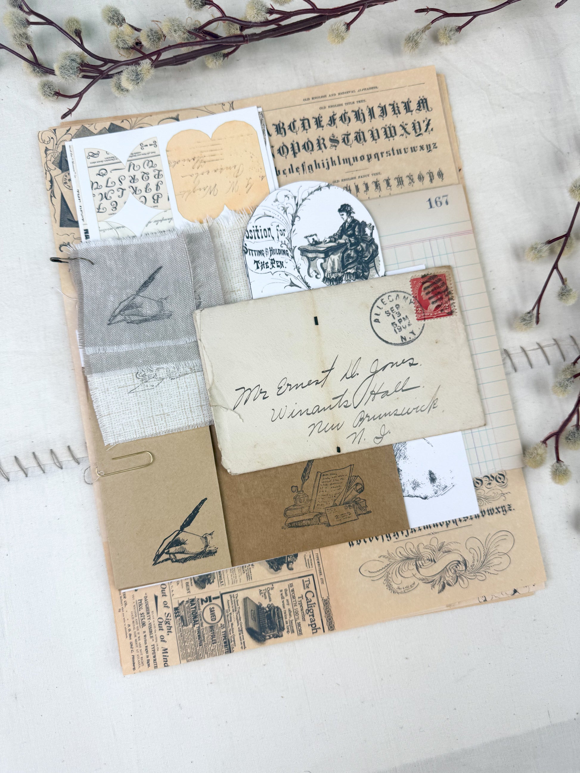 Writing Ephemera Kit - Concordia Style Boutique