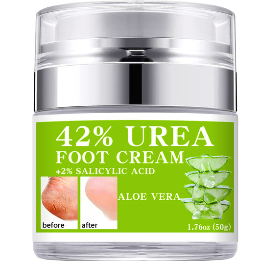 42% Urea  Foot Cream for Dry and Cracked Skin: Moisturizing, Hydrating, and Nourishing Body Lotion, 50 ml