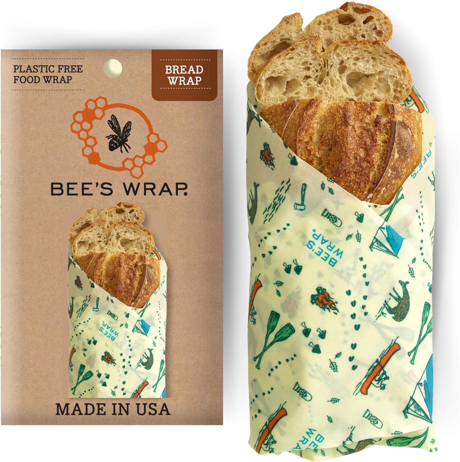 Bee's Wrap Reusable Beeswax Food Wraps - Made in the USA - Eco Friendly Beeswax Wraps for Food - Sustainable - Premium Beeswax Food Wraps from Concordia Style Boutique - Just $23.92! Shop now at Concordia Style Boutique