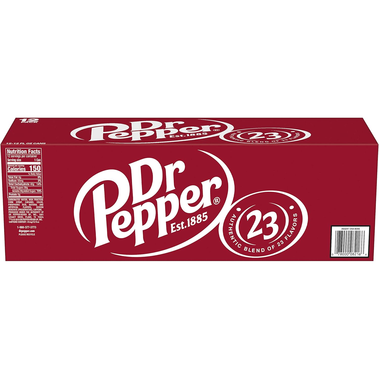 Dr Pepper Soda, 12 fl oz cans, 12 pack - Premium Dr Pepper Soda from Concordia Style Boutique - Just $12.57! Shop now at Concordia Style Boutique