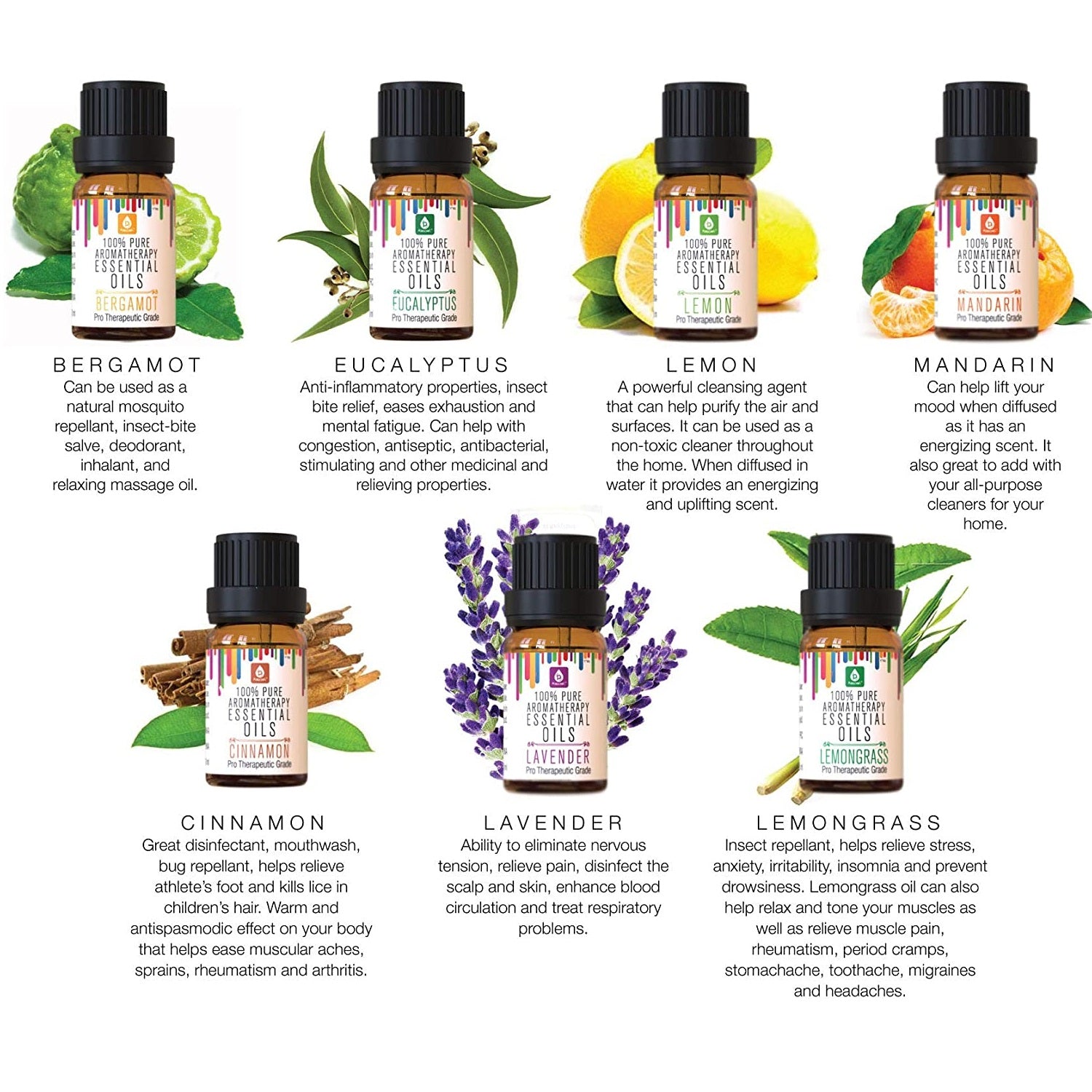 14 Pack of 100% Pure Essential Aromatherapy Oils - Concordia Style Boutique