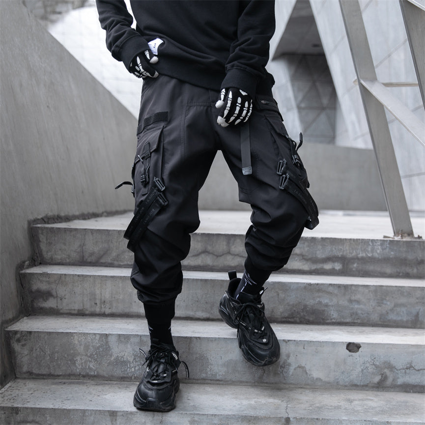 IBP171 Paratrooper Matte Black Joggers - Concordia Style Boutique