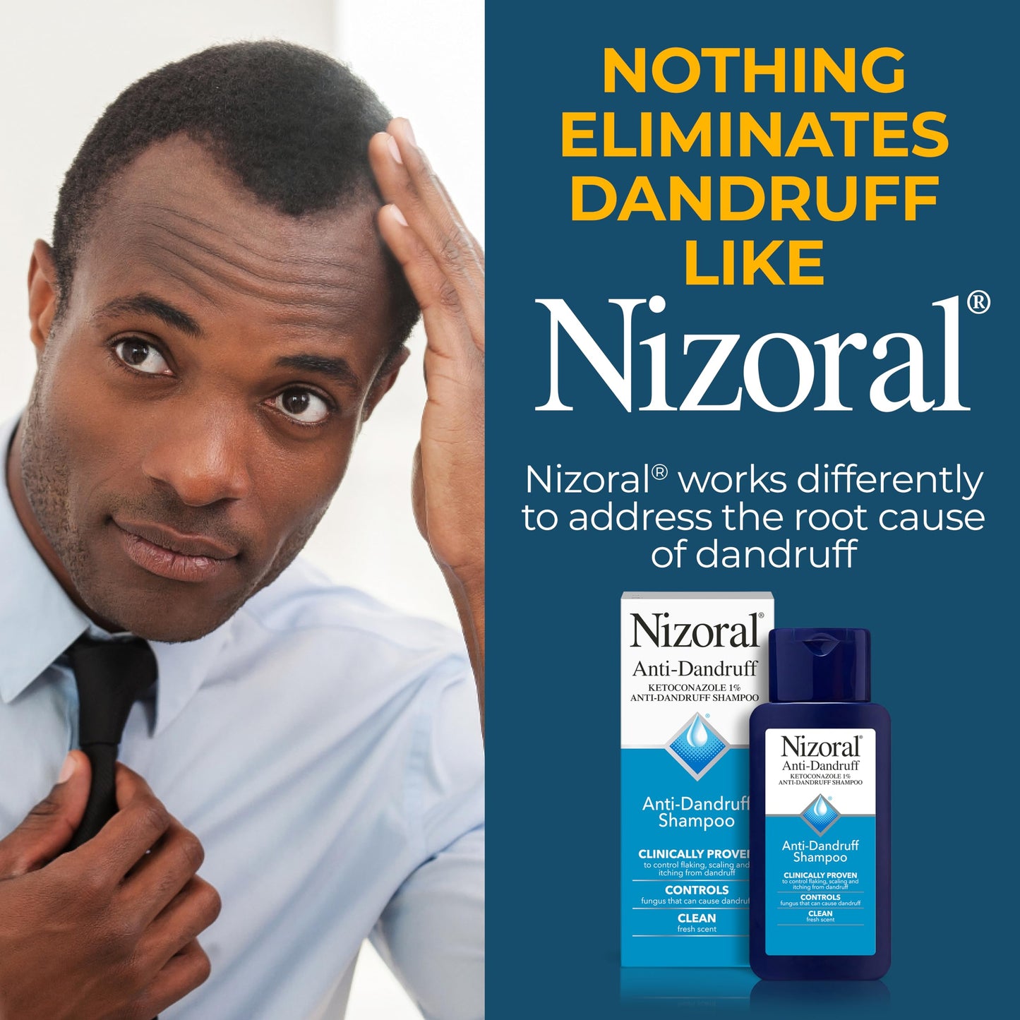 Anti-Dandruff Shampoo with 1% Ketoconazole, Fresh Scent (Nizoral) 7 Fl Oz - Premium Shampoo from Concordia Style Boutique - Just $24.89! Shop now at Concordia Style Boutique