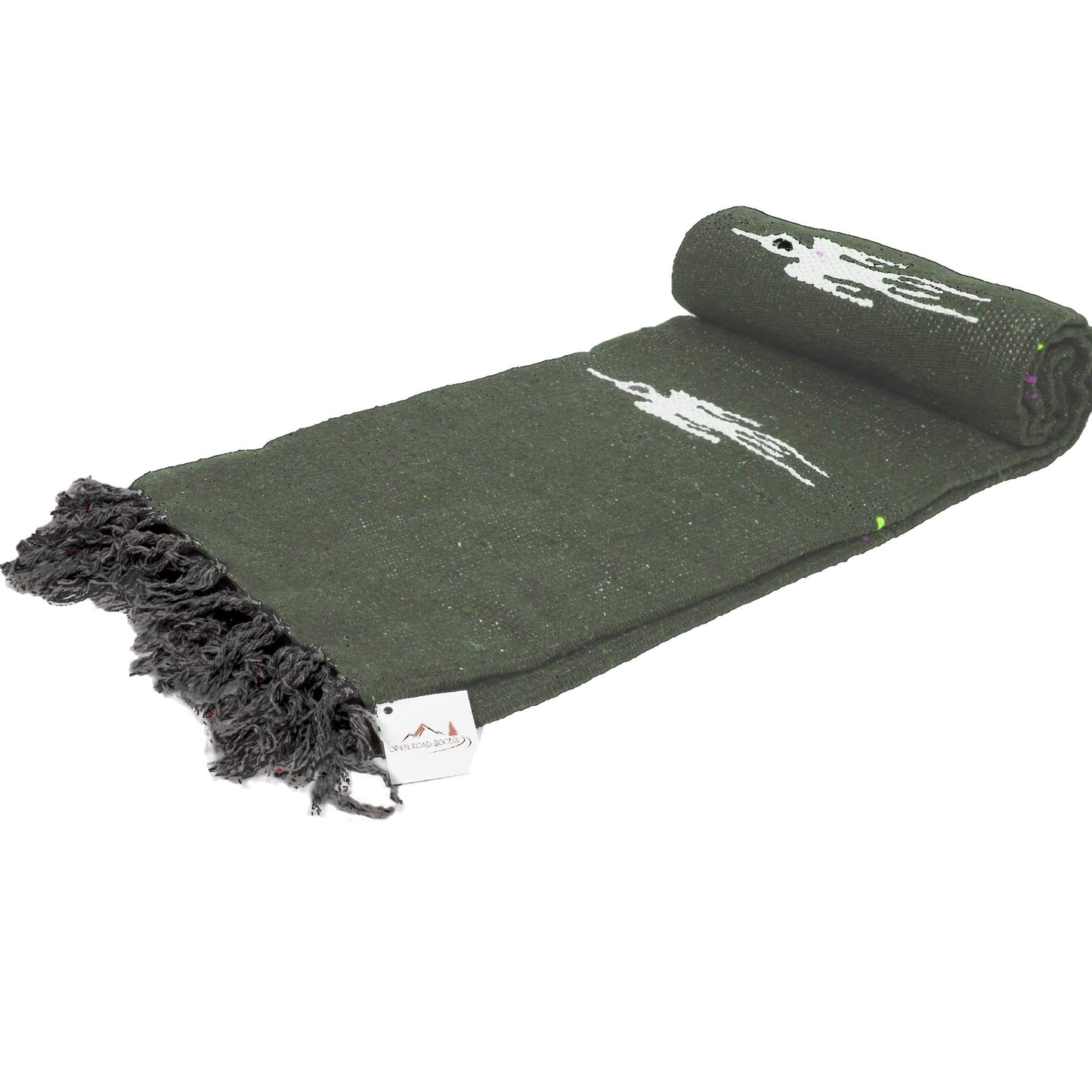 Olive Green Thunderbird Blanket - Concordia Style Boutique