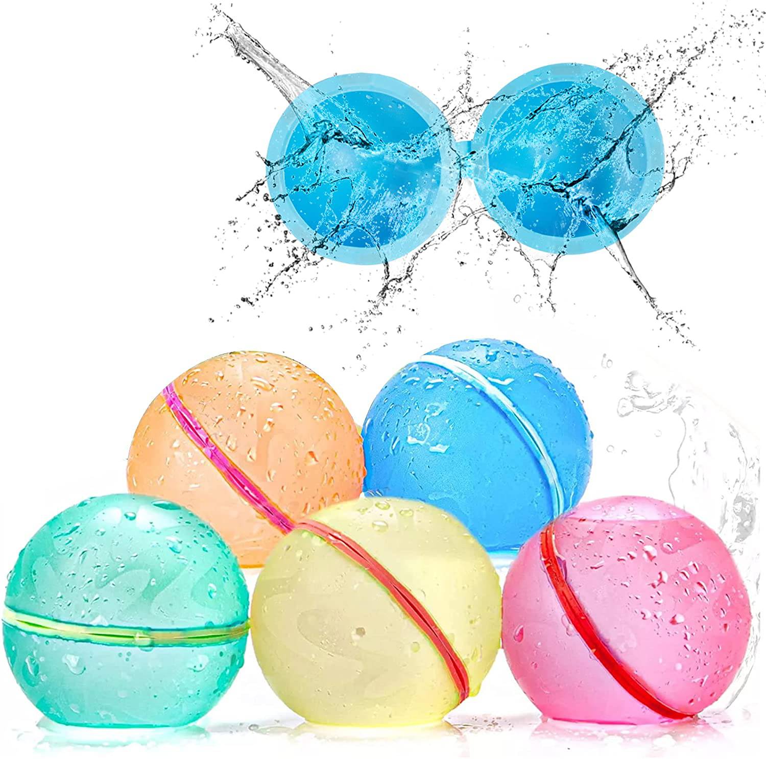 6 Pack Reusable Water Ballon - Concordia Style Boutique