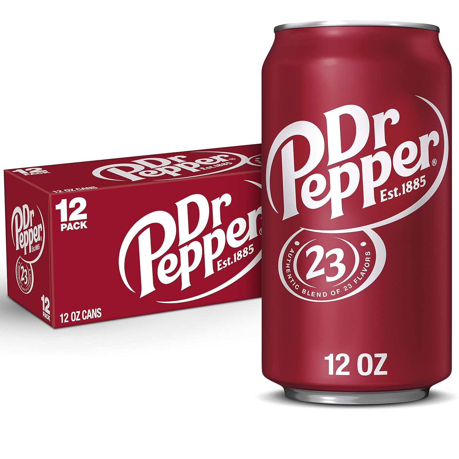 Dr Pepper Soda, 12 fl oz cans, 12 pack - Premium Dr Pepper Soda from Concordia Style Boutique - Just $12.57! Shop now at Concordia Style Boutique