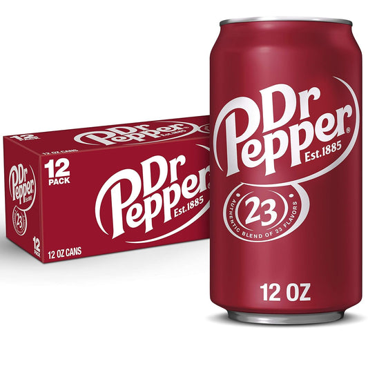 Dr Pepper Soda, 12 fl oz cans, 12 pack - Premium Dr Pepper Soda from Concordia Style Boutique - Just $12.57! Shop now at Concordia Style Boutique