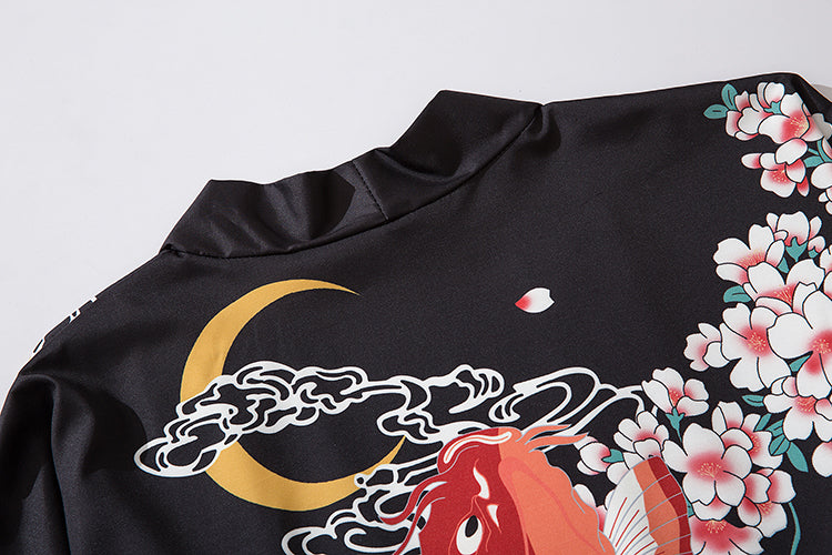 YC6007 Fish in Spring Kimono - Concordia Style Boutique