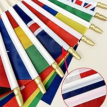 TSMD US American Stick Flags Small Mini USA Hand Held Flags,July 4th Decoration,Veteran Party,Memorial Day,5x8 Inch,12 Pack - Premium American Stick Flags from Concordia Style Boutique - Just $15.94! Shop now at Concordia Style Boutique