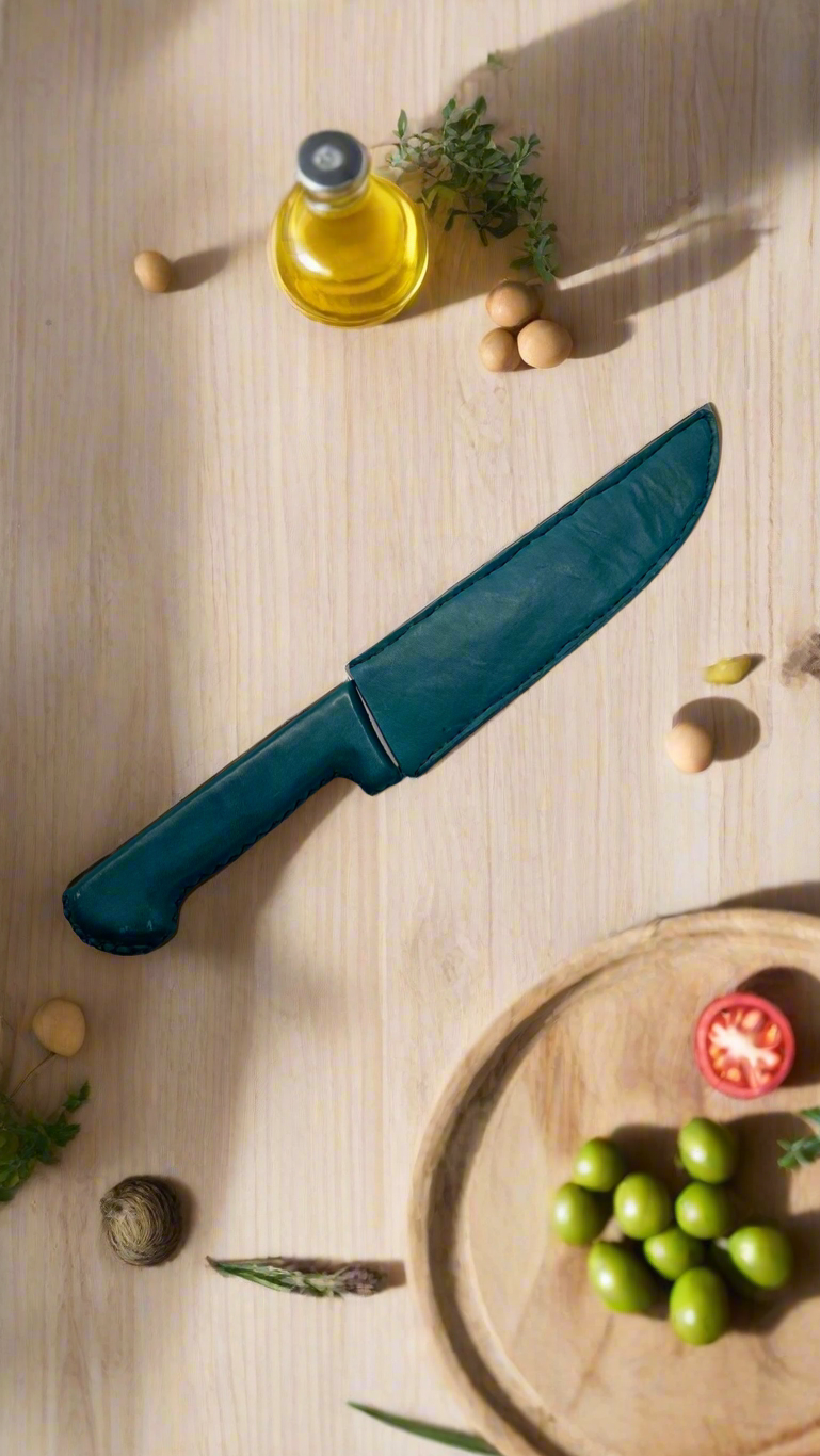 Gourmet 8" Kitchen Knife & Sheath