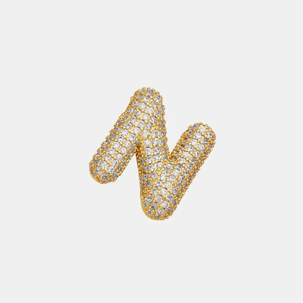 EmberLuxe "Glimmer" Bubble Letter Pendant (L-U)