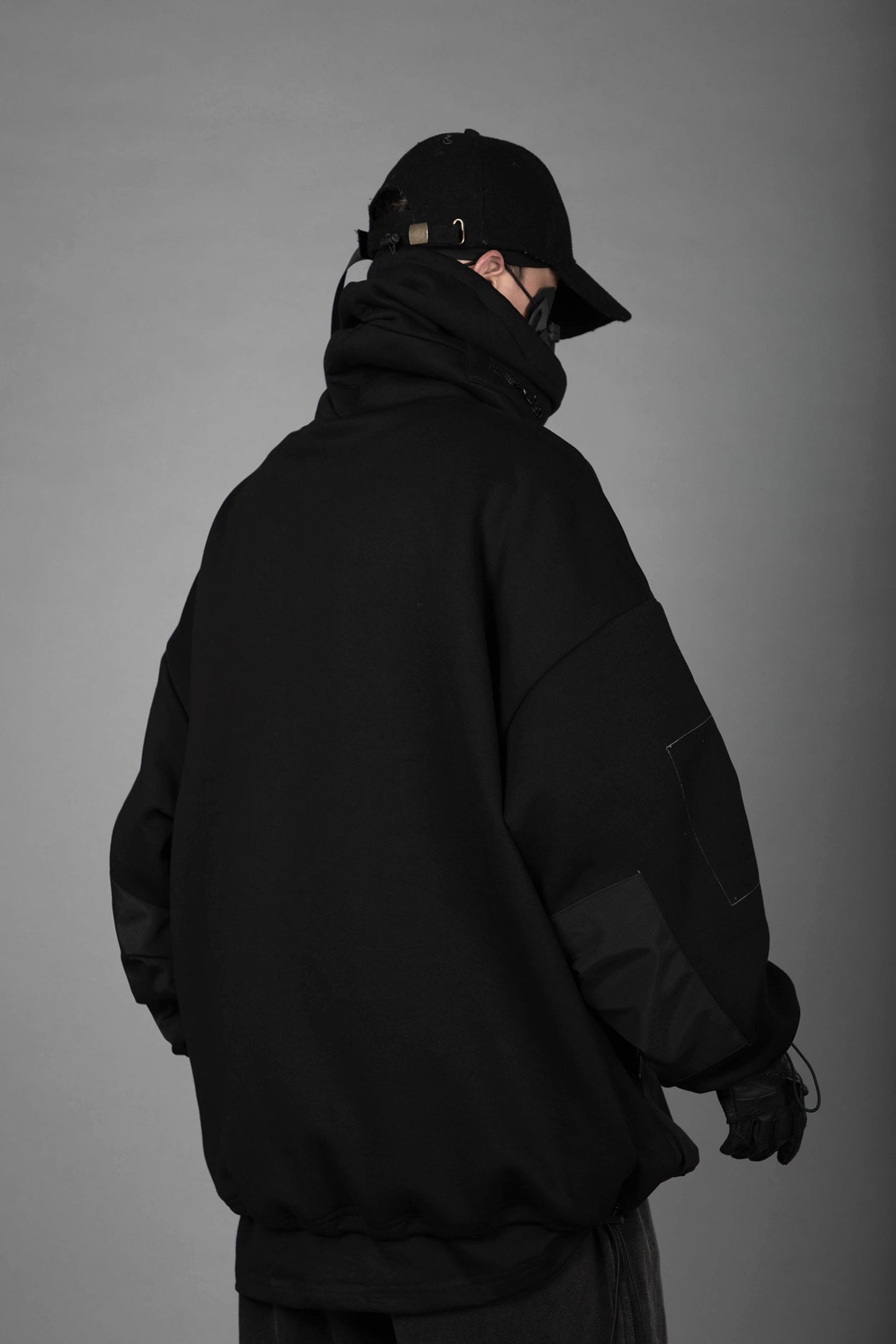 HiH33 Black Utility Hoodie - Concordia Style Boutique