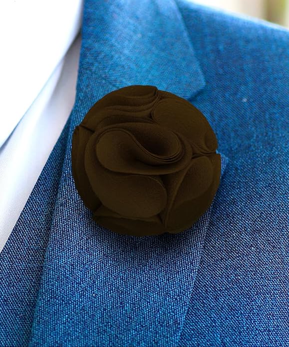 Vittorio Vico Unisex Rose Flower Lapel Pin