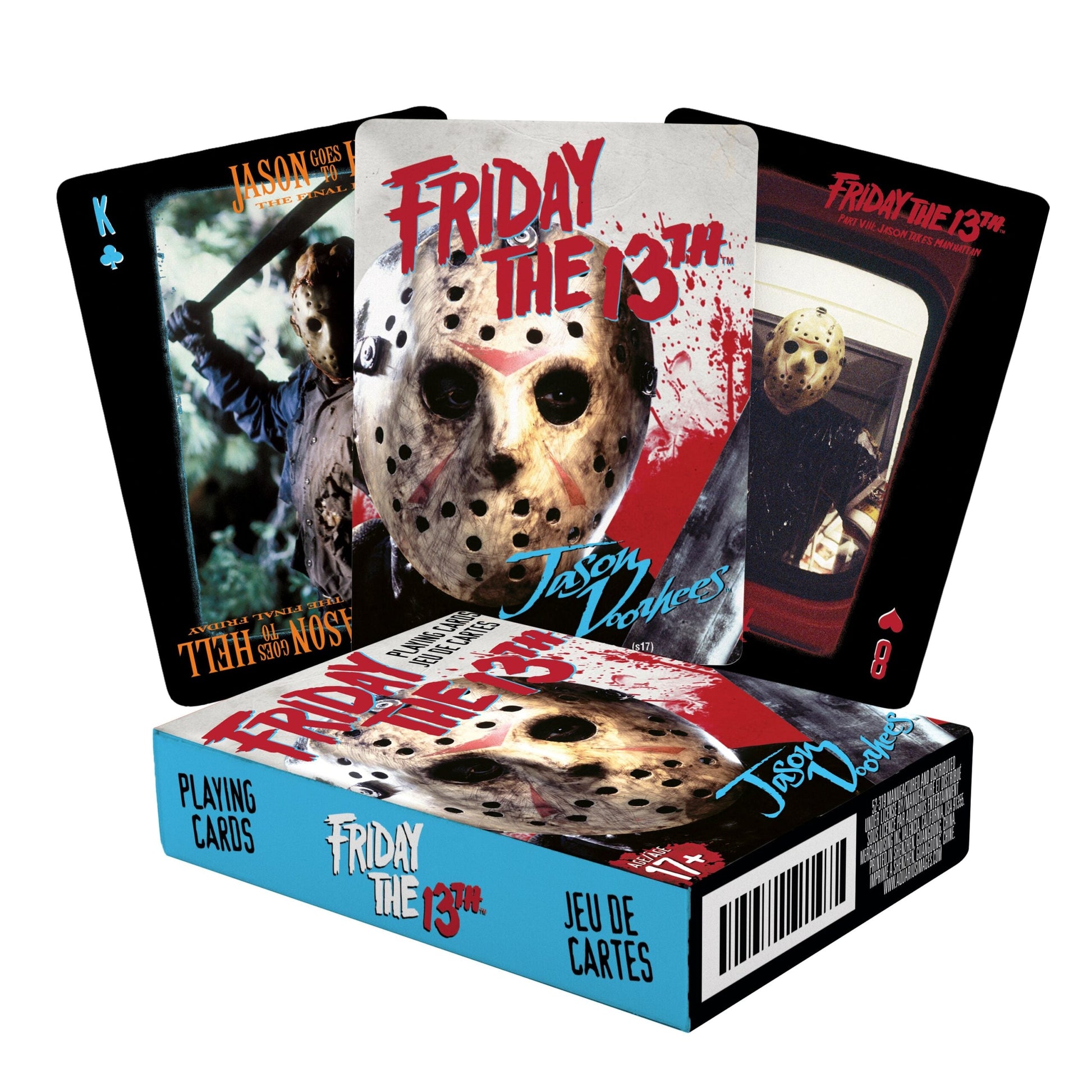 Aquarius Playing Cards: Jason Voorhees - Friday the 13th - Concordia Style Boutique