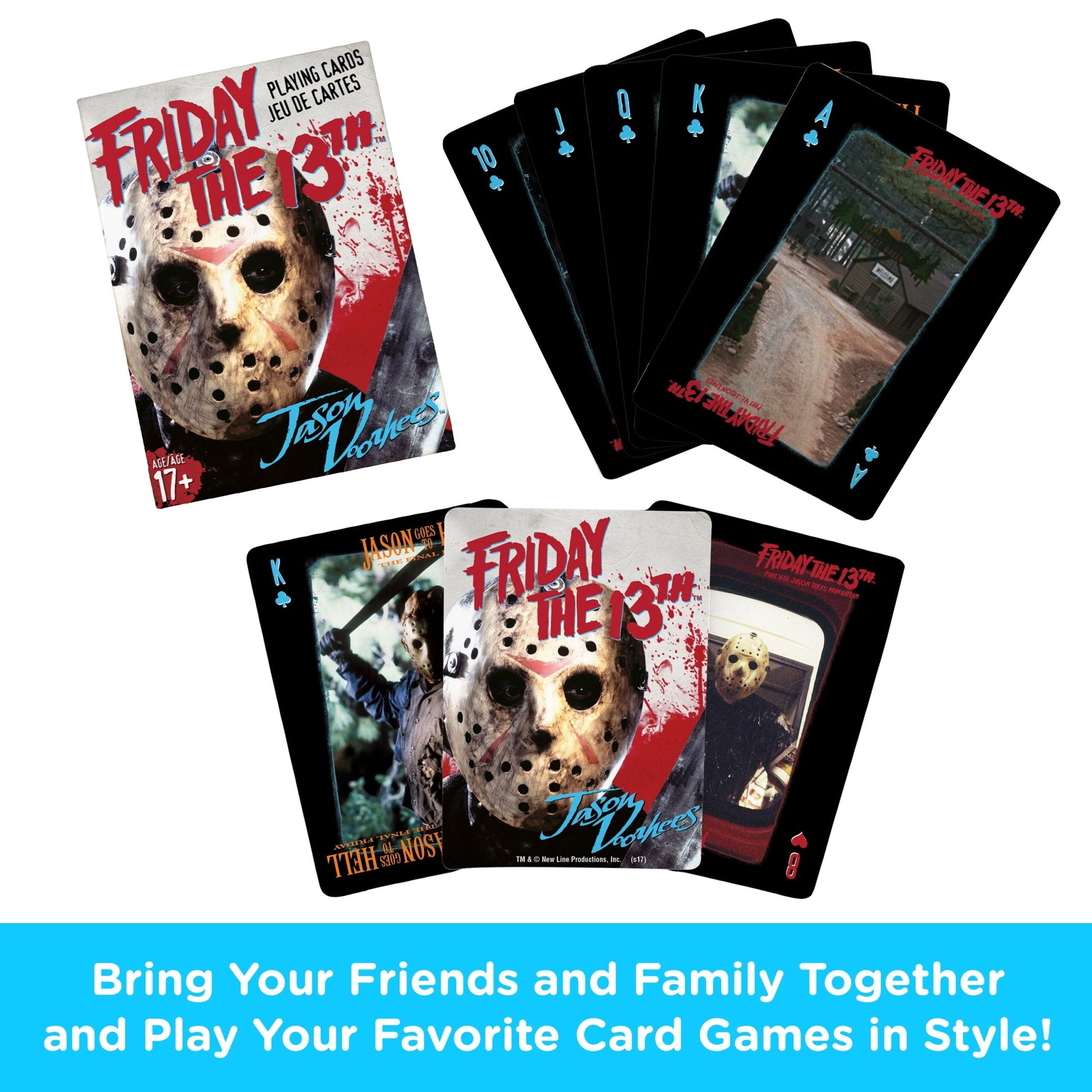 Aquarius Playing Cards: Jason Voorhees - Friday the 13th - Concordia Style Boutique