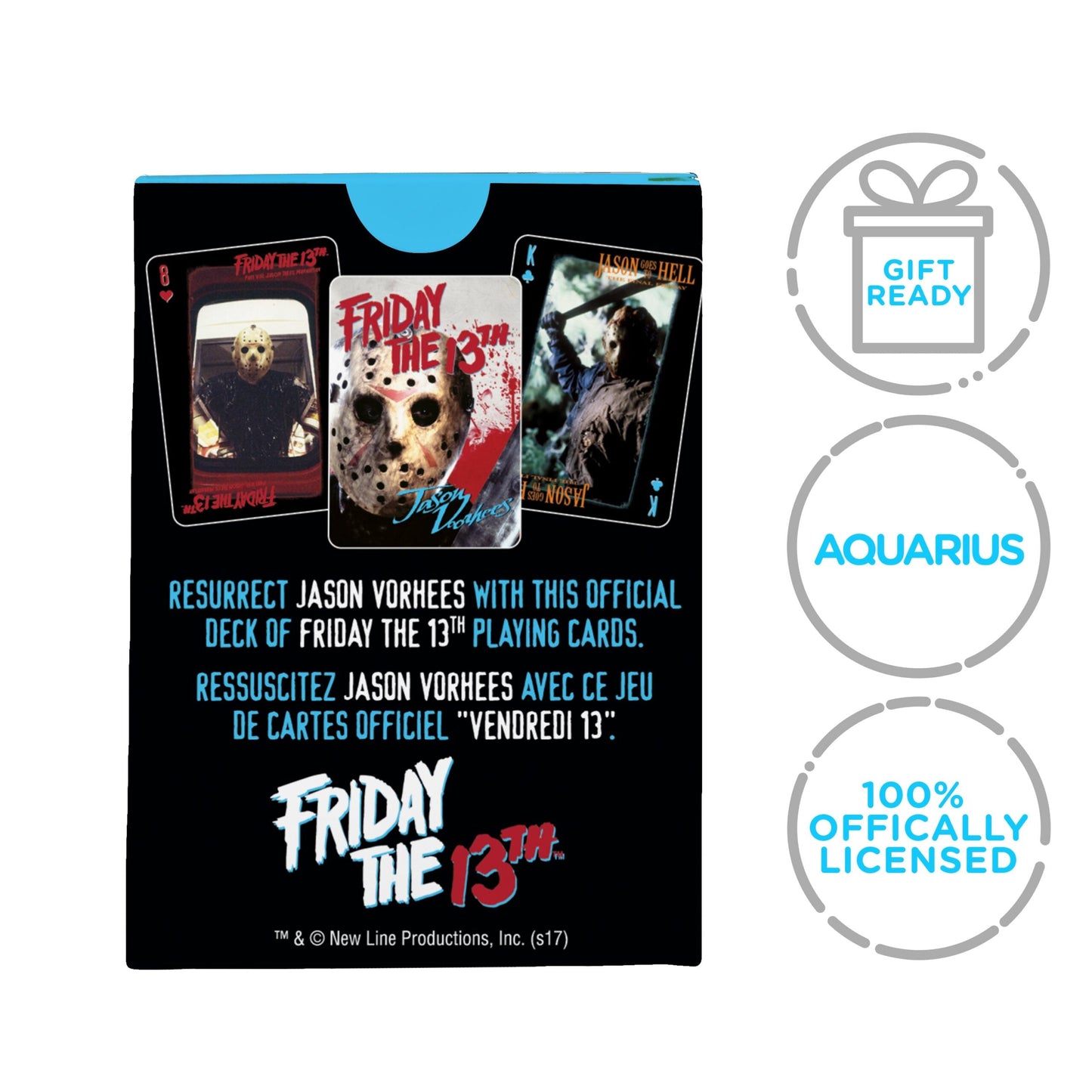 Aquarius Playing Cards: Jason Voorhees - Friday the 13th - Concordia Style Boutique