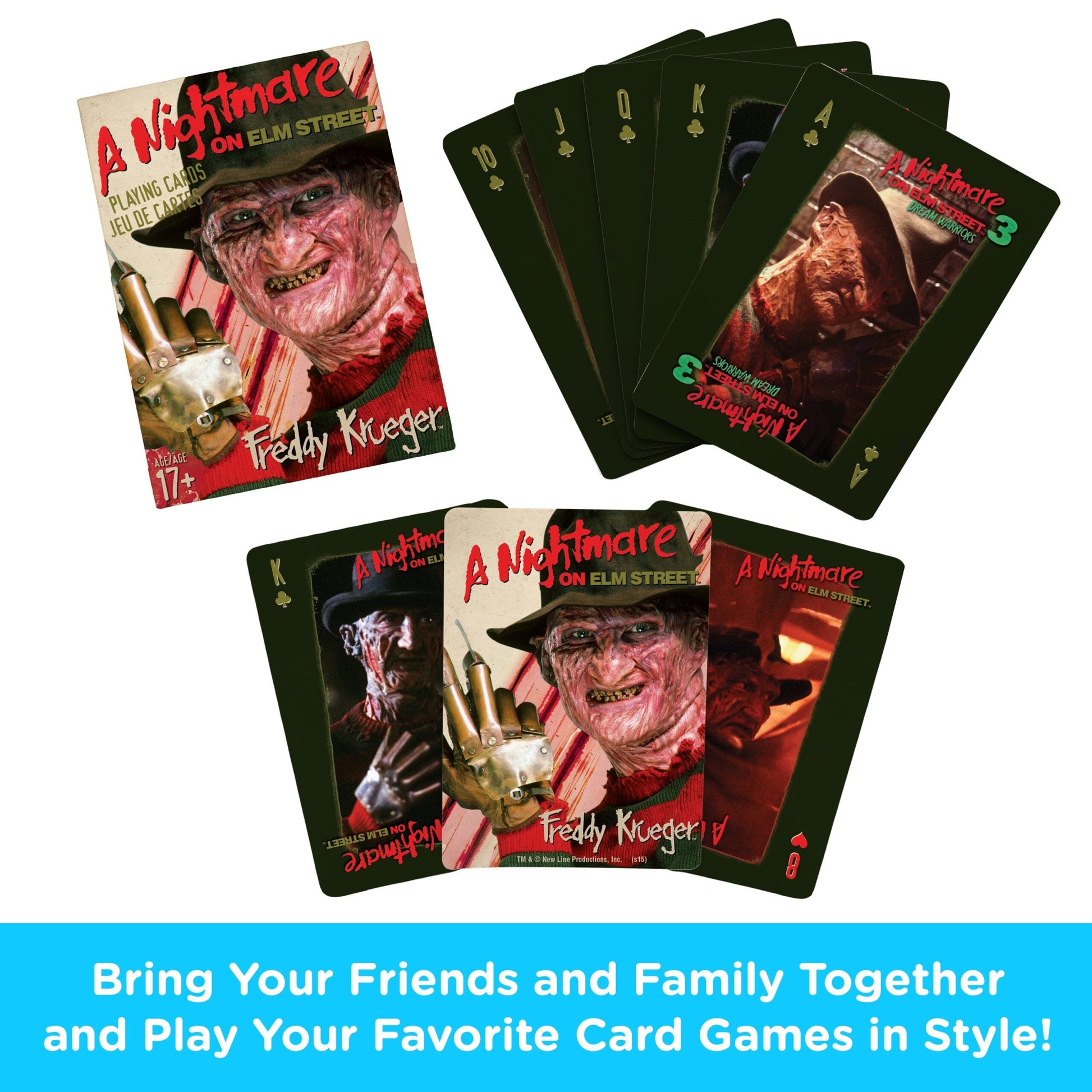 Aquarius Playing Cards: A Nightmare on Elm Street - Concordia Style Boutique