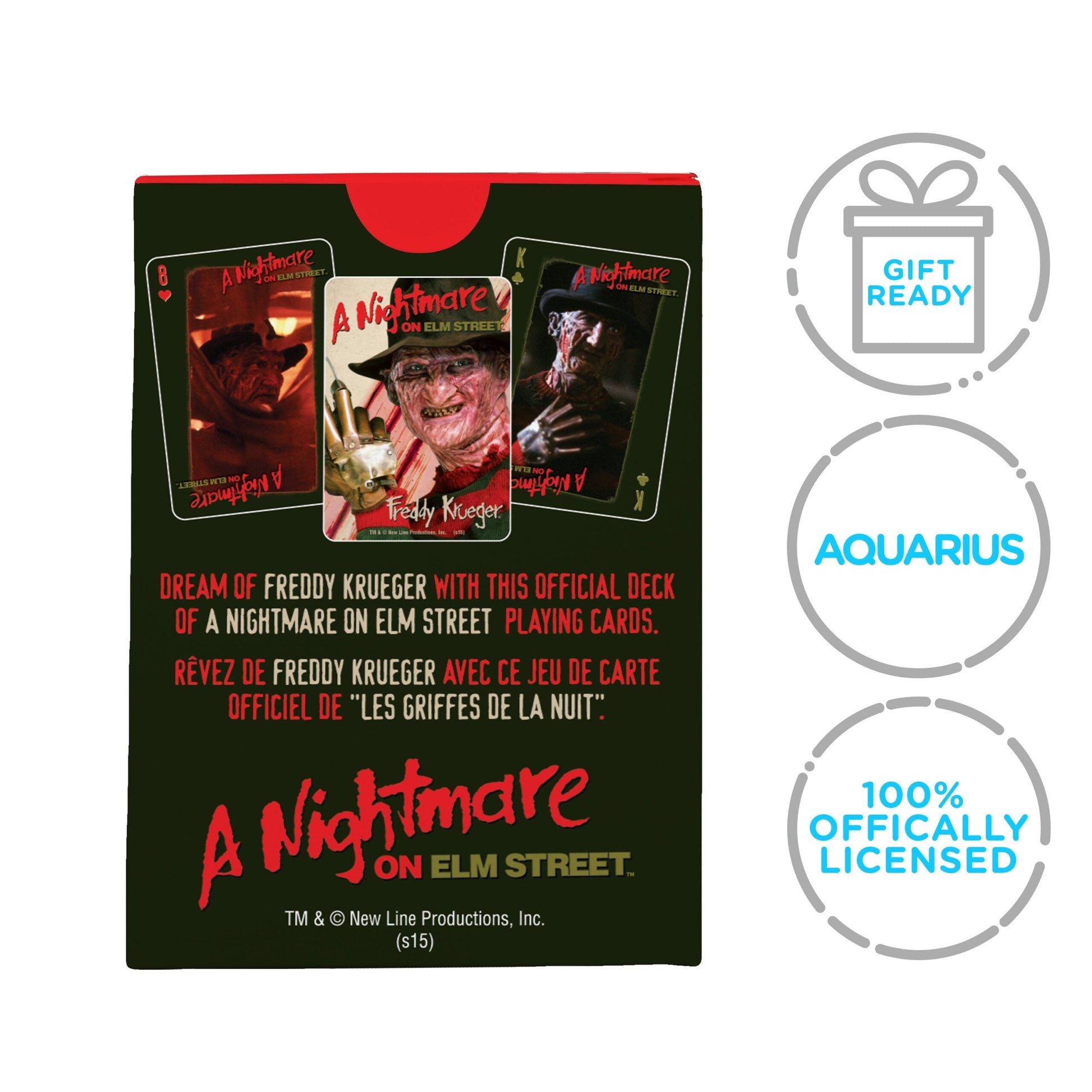 Aquarius Playing Cards: A Nightmare on Elm Street - Concordia Style Boutique