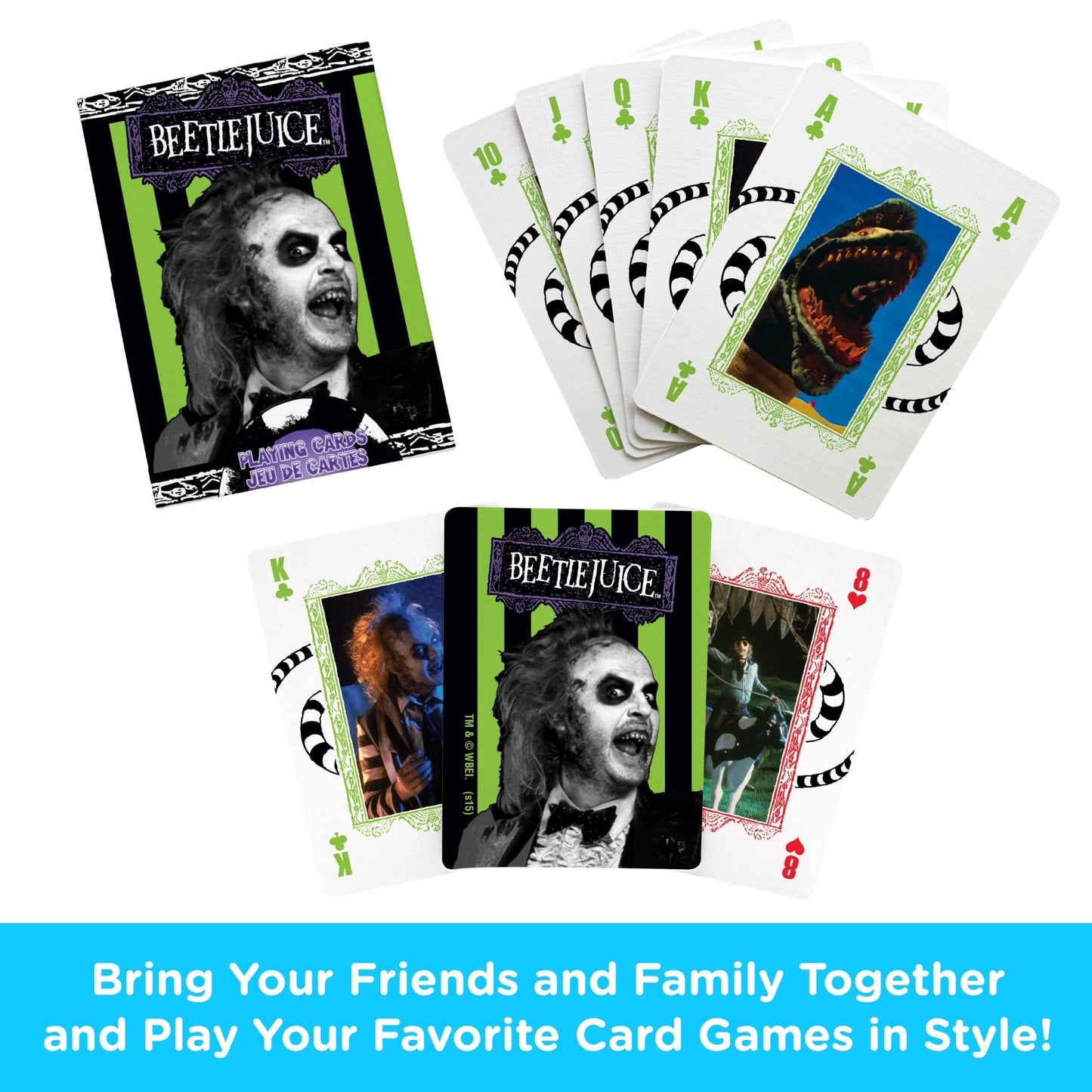 Aquarius Playing Cards: Beetlejuice - Concordia Style Boutique