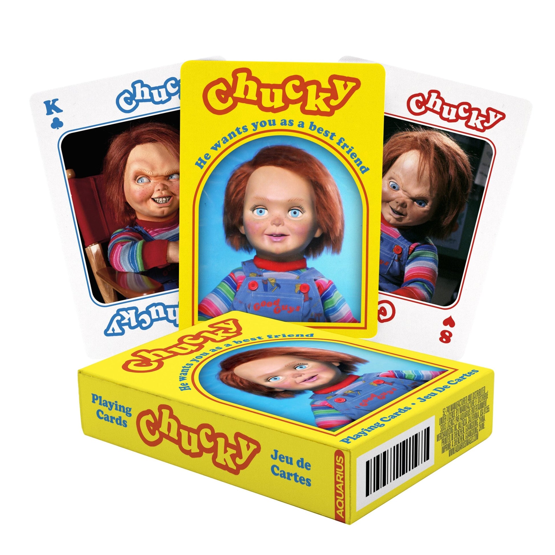 Aquarius Playing Cards: Chucky - Concordia Style Boutique