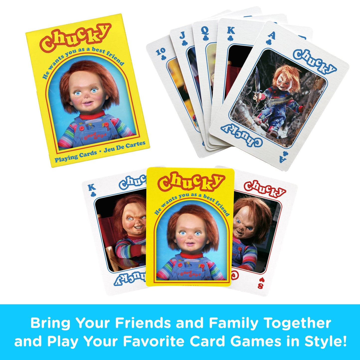 Aquarius Playing Cards: Chucky - Concordia Style Boutique
