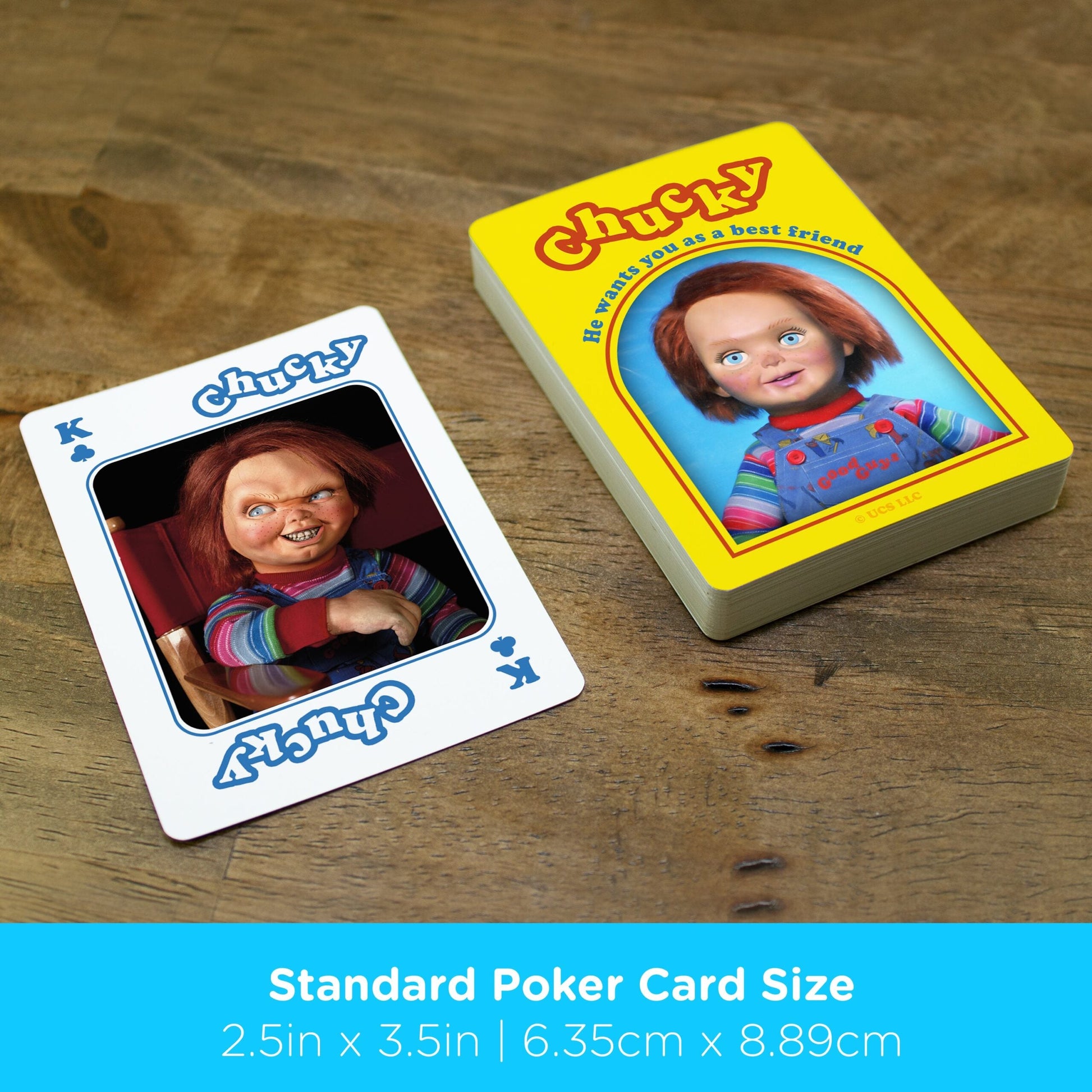Aquarius Playing Cards: Chucky - Concordia Style Boutique