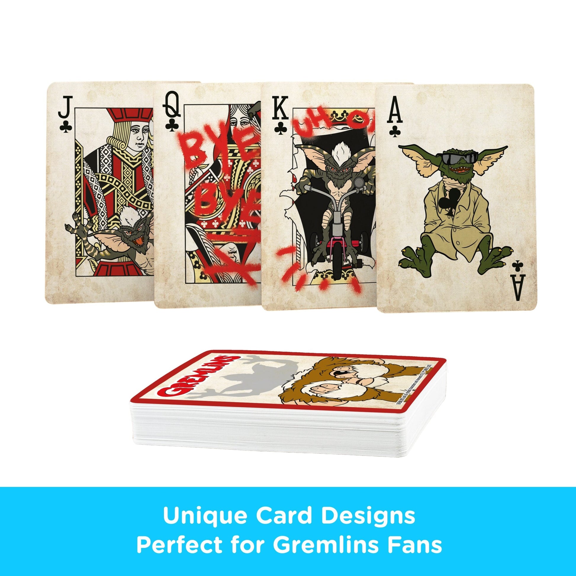 Aquarius Playing Cards: Gremlins - Concordia Style Boutique