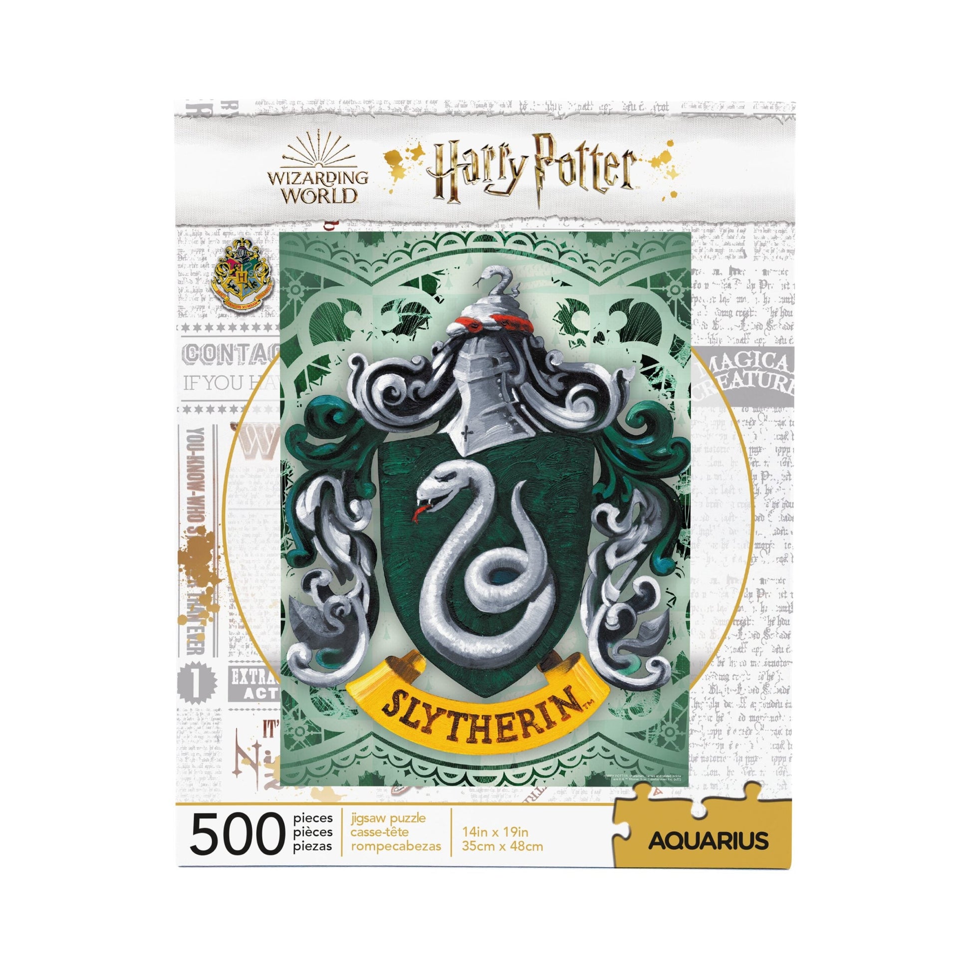 Aquarius Puzzles: Harry Potter Slytherin - Concordia Style Boutique