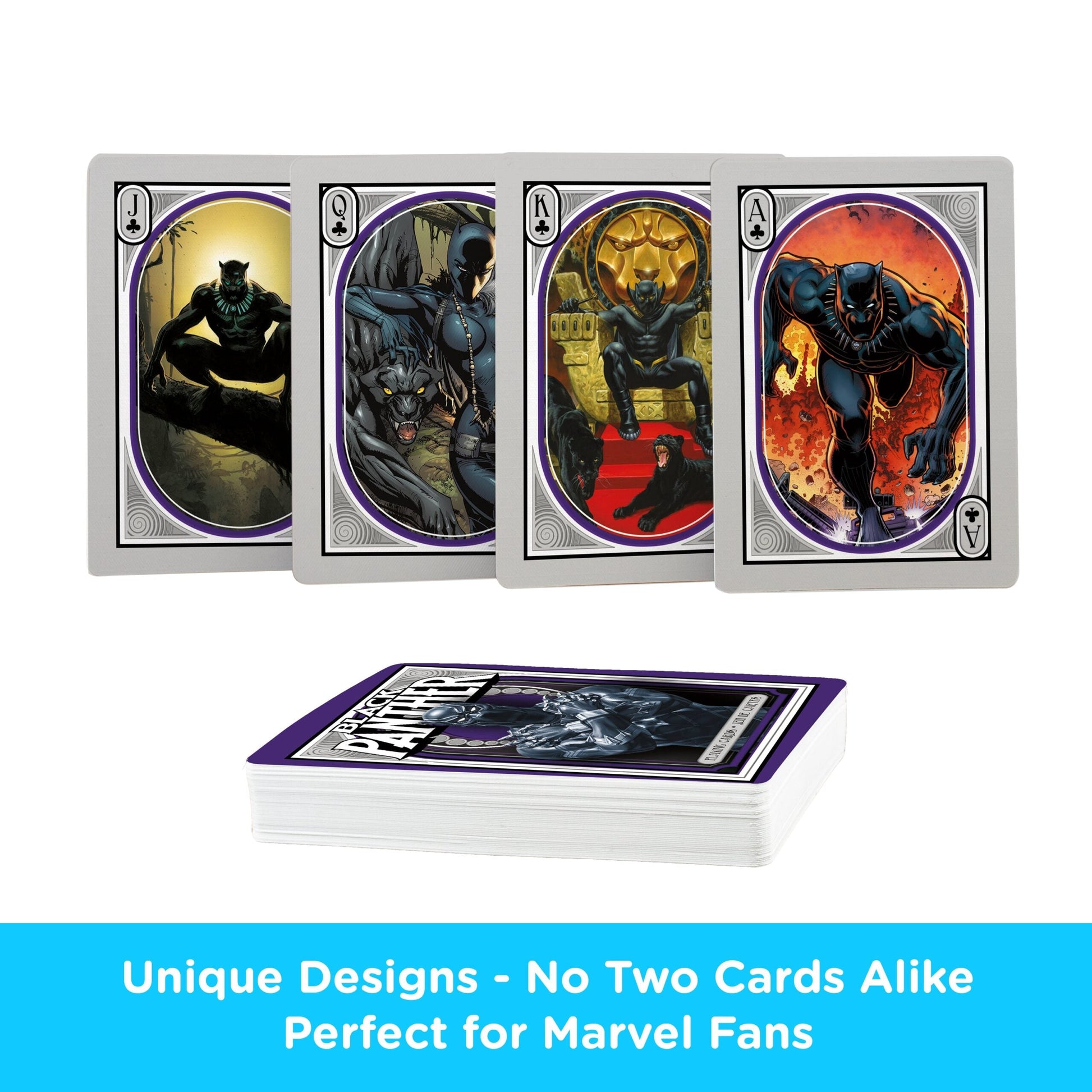 Aquarius Playing Cards: Marvel - Black Panther Nouveau - Concordia Style Boutique