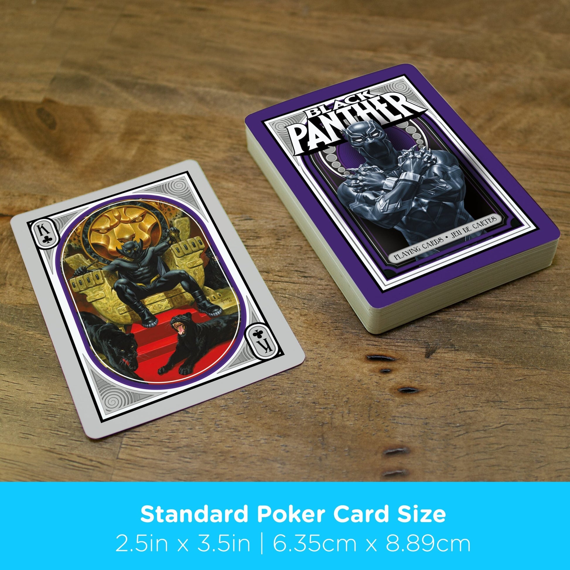 Aquarius Playing Cards: Marvel - Black Panther Nouveau - Concordia Style Boutique