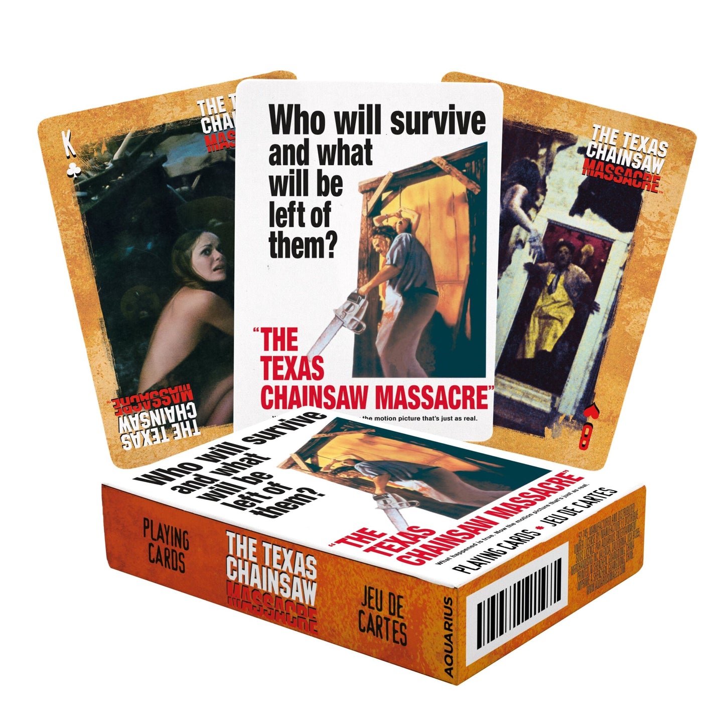 Aquarius Playing Cards: Texas Chainsaw Massacre - Concordia Style Boutique