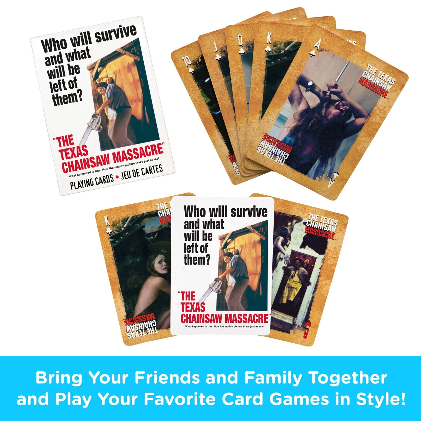 Aquarius Playing Cards: Texas Chainsaw Massacre - Concordia Style Boutique