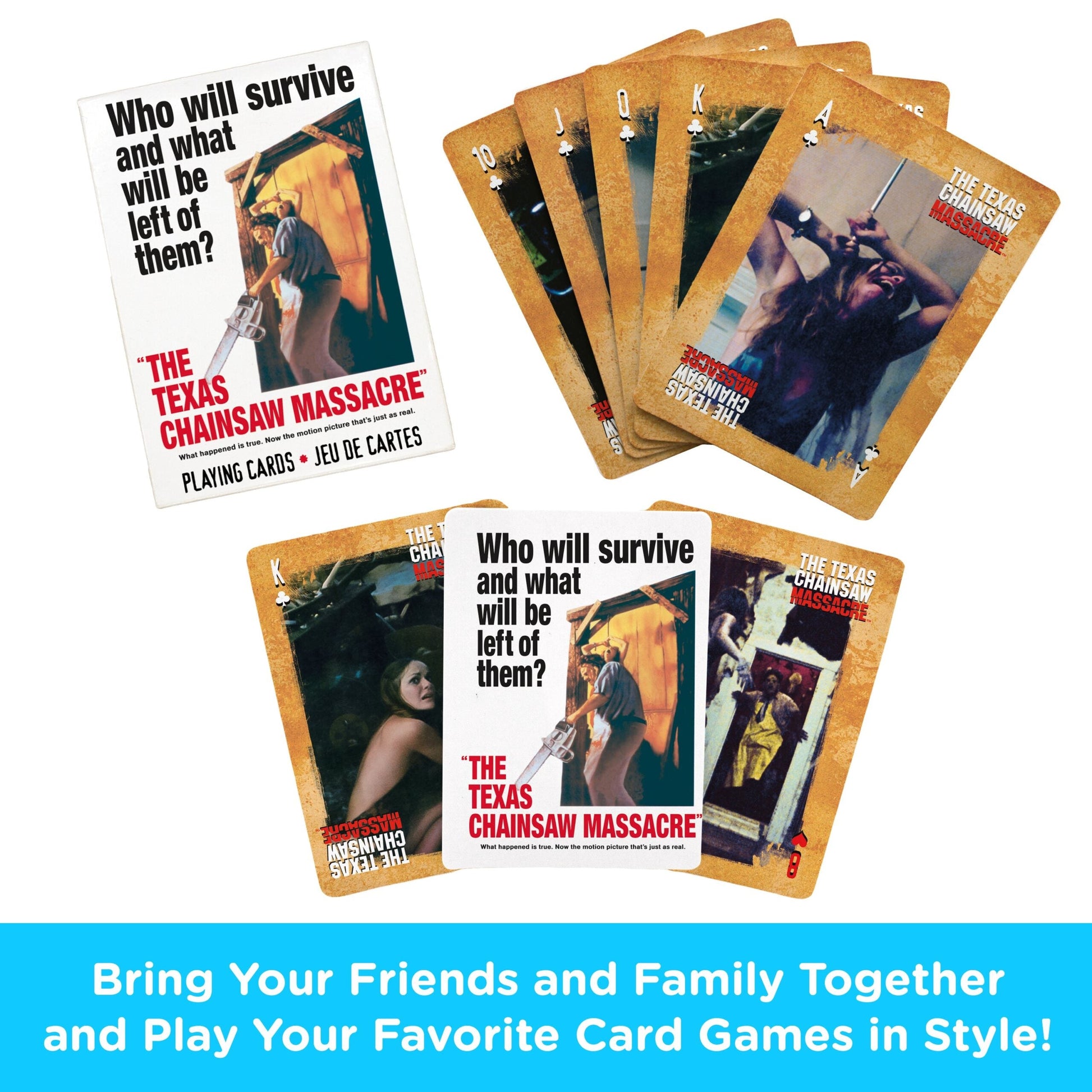 Aquarius Playing Cards: Texas Chainsaw Massacre - Concordia Style Boutique