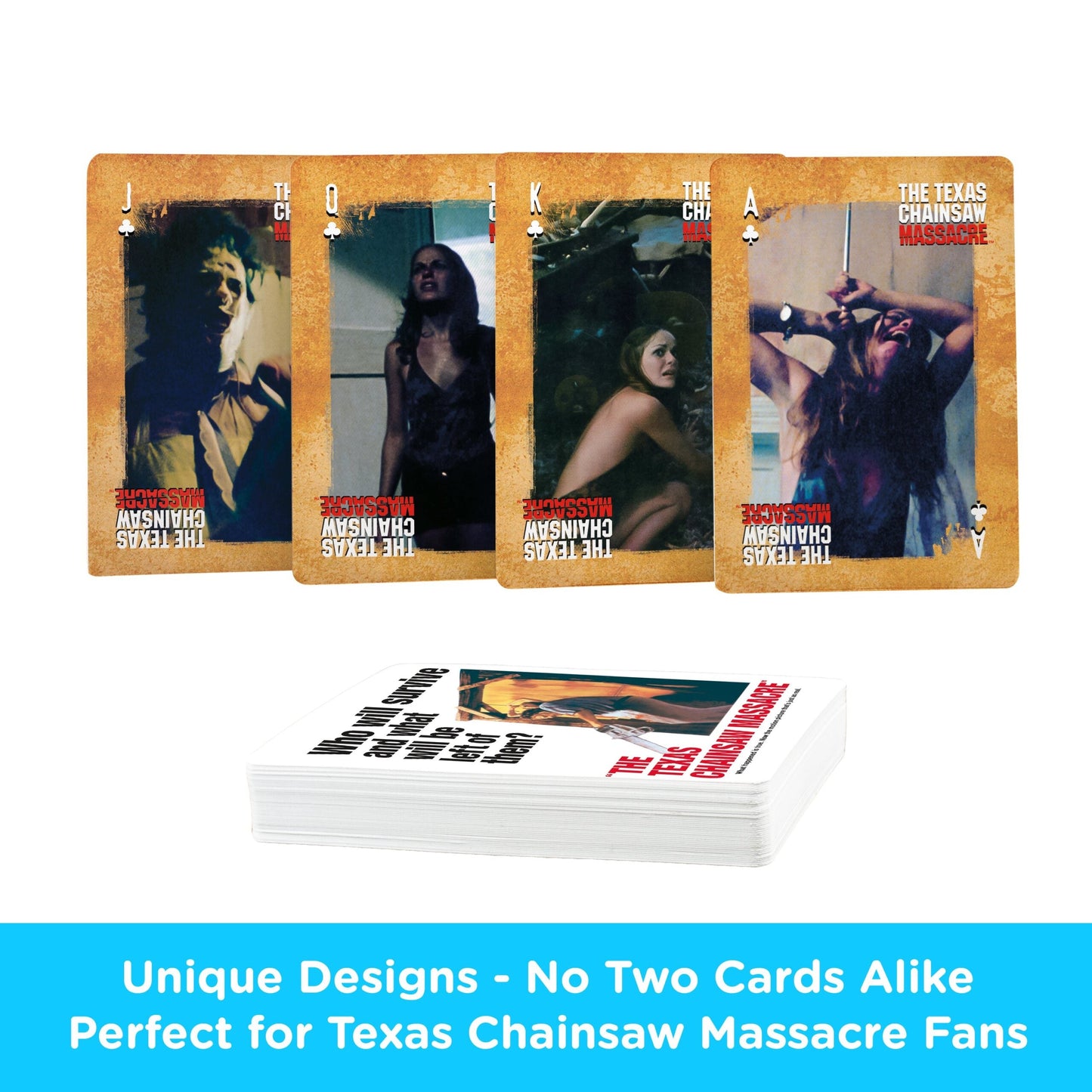 Aquarius Playing Cards: Texas Chainsaw Massacre - Concordia Style Boutique