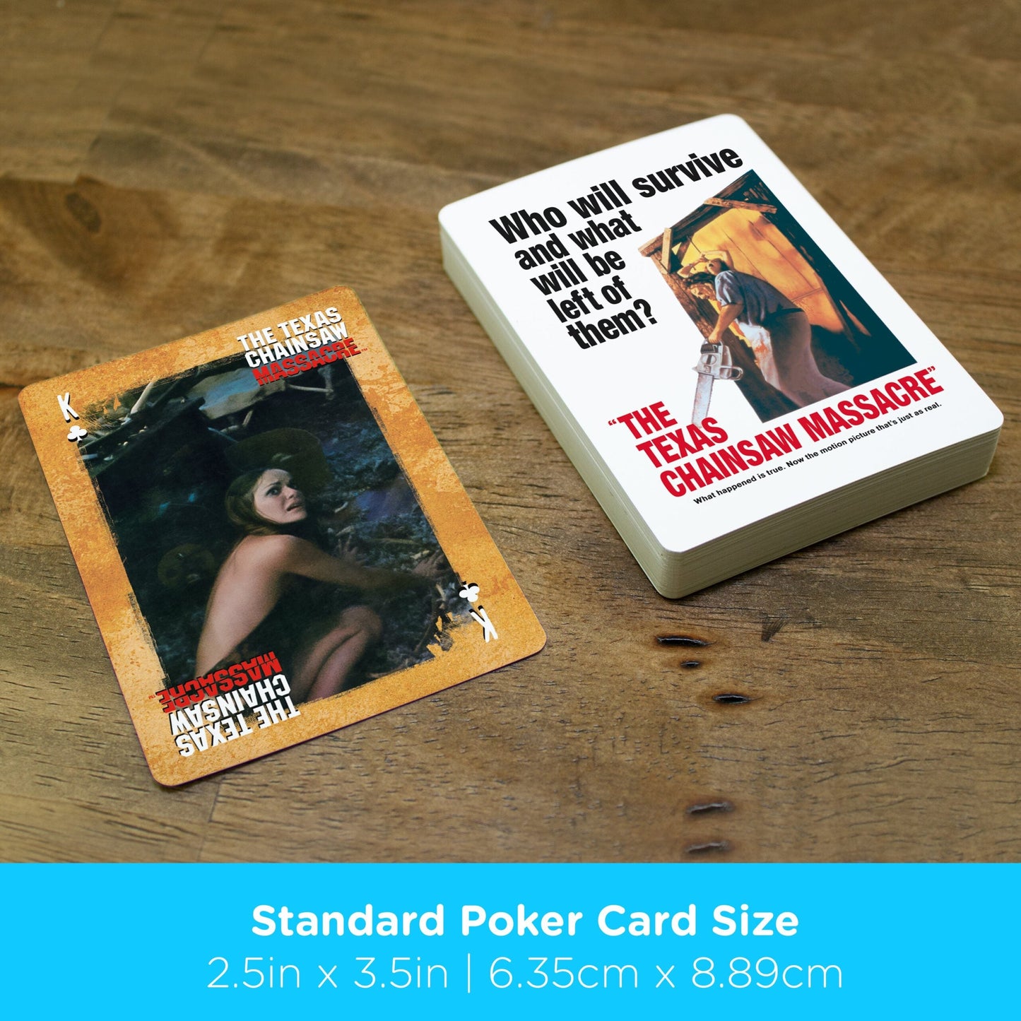 Aquarius Playing Cards: Texas Chainsaw Massacre - Concordia Style Boutique