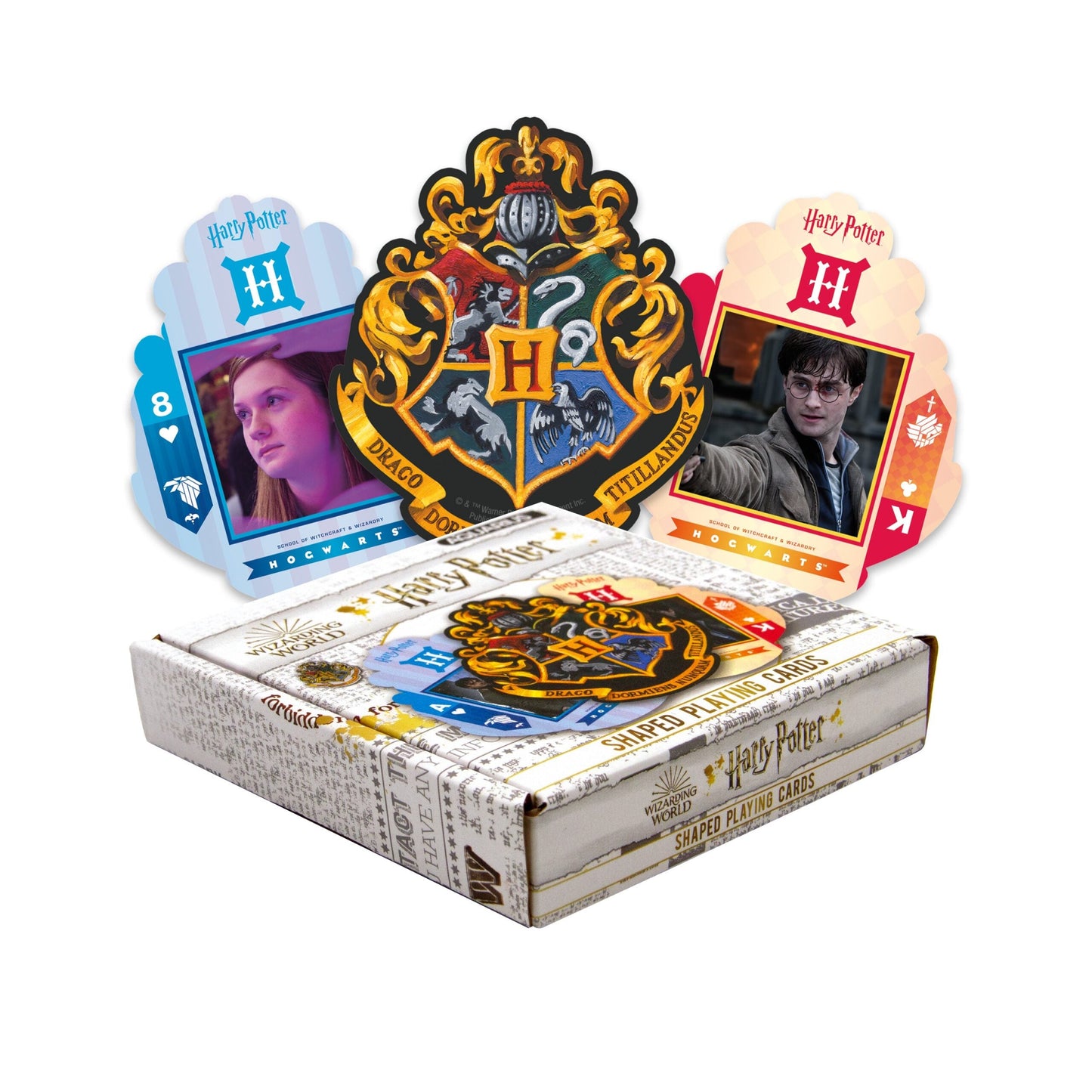Aquarius Playing Cards: Harry Potter Shaped Cards - Concordia Style Boutique
