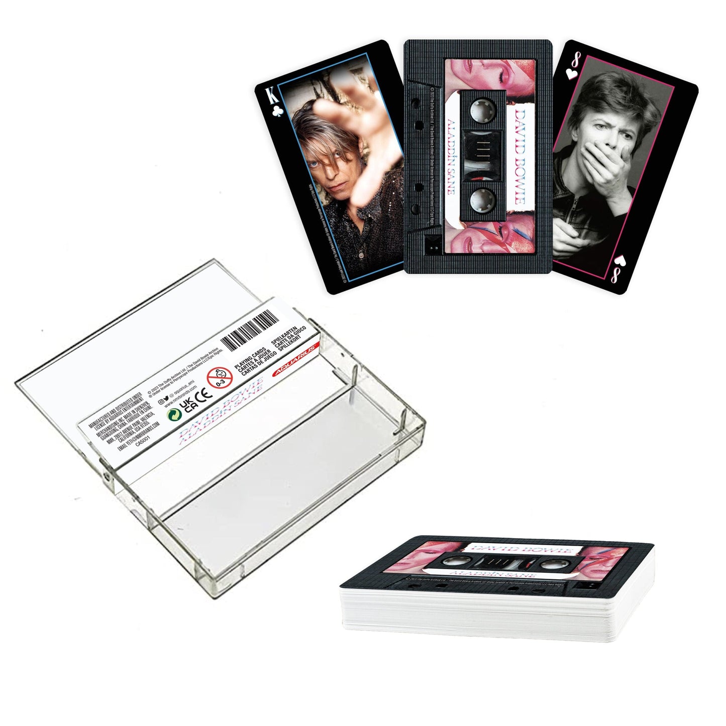 Aquarius Playing Cards: David Bowie Cassette - Concordia Style Boutique